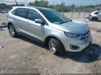 2015 Ford EDGE SEL, серебристый — VIN 2FMTK4J87FBC15736, IAAI