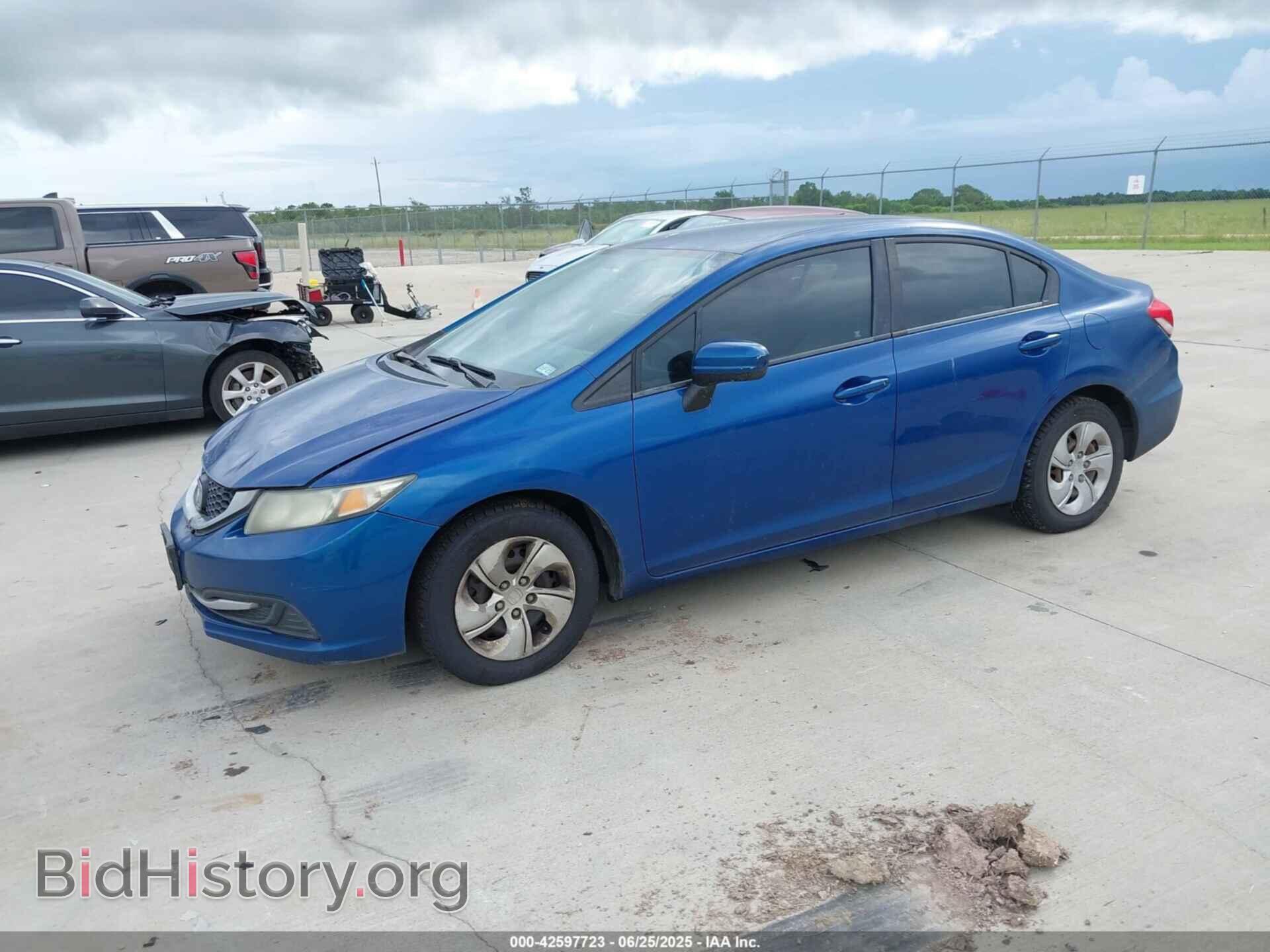 2014 HONDA CIVIC - VIN: 19XFB2F51EE035762 - Фото 2