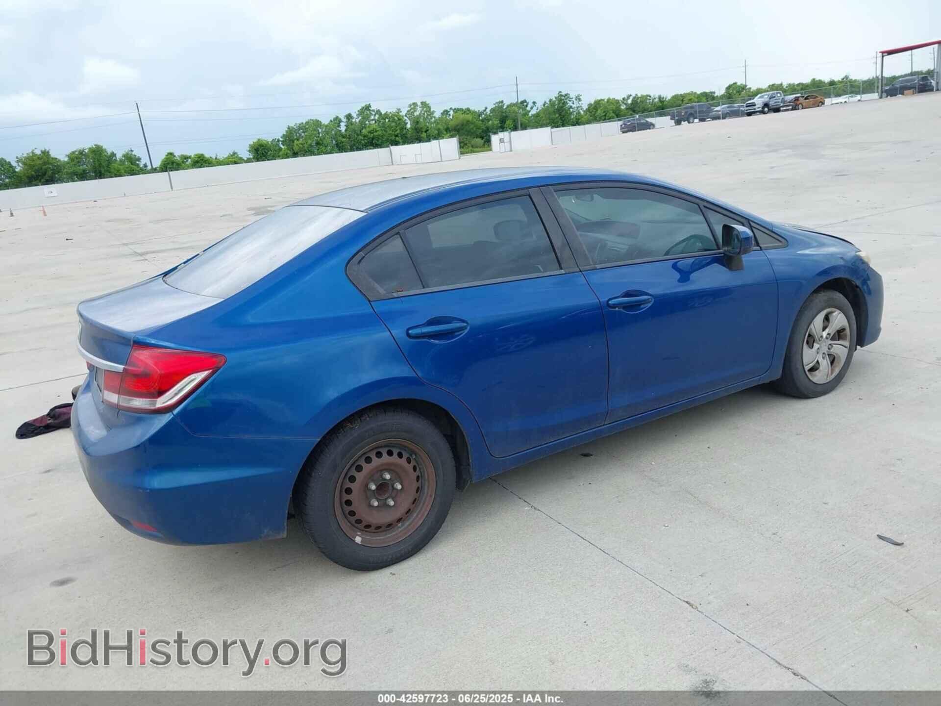2014 HONDA CIVIC - VIN: 19XFB2F51EE035762 - Фото 4