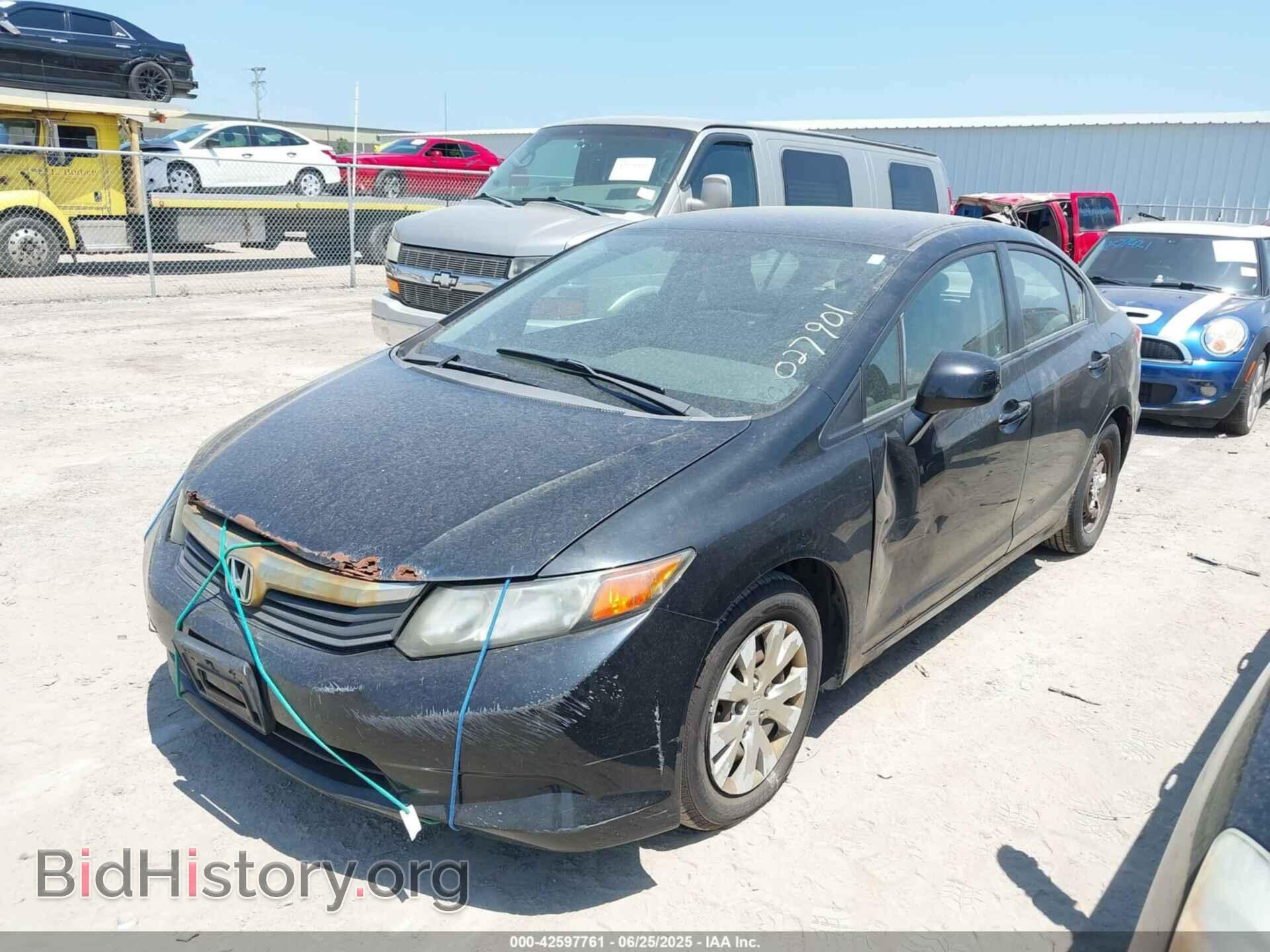 2012 HONDA CIVIC - VIN: 19XFB2F58CE027901 - Фото 2