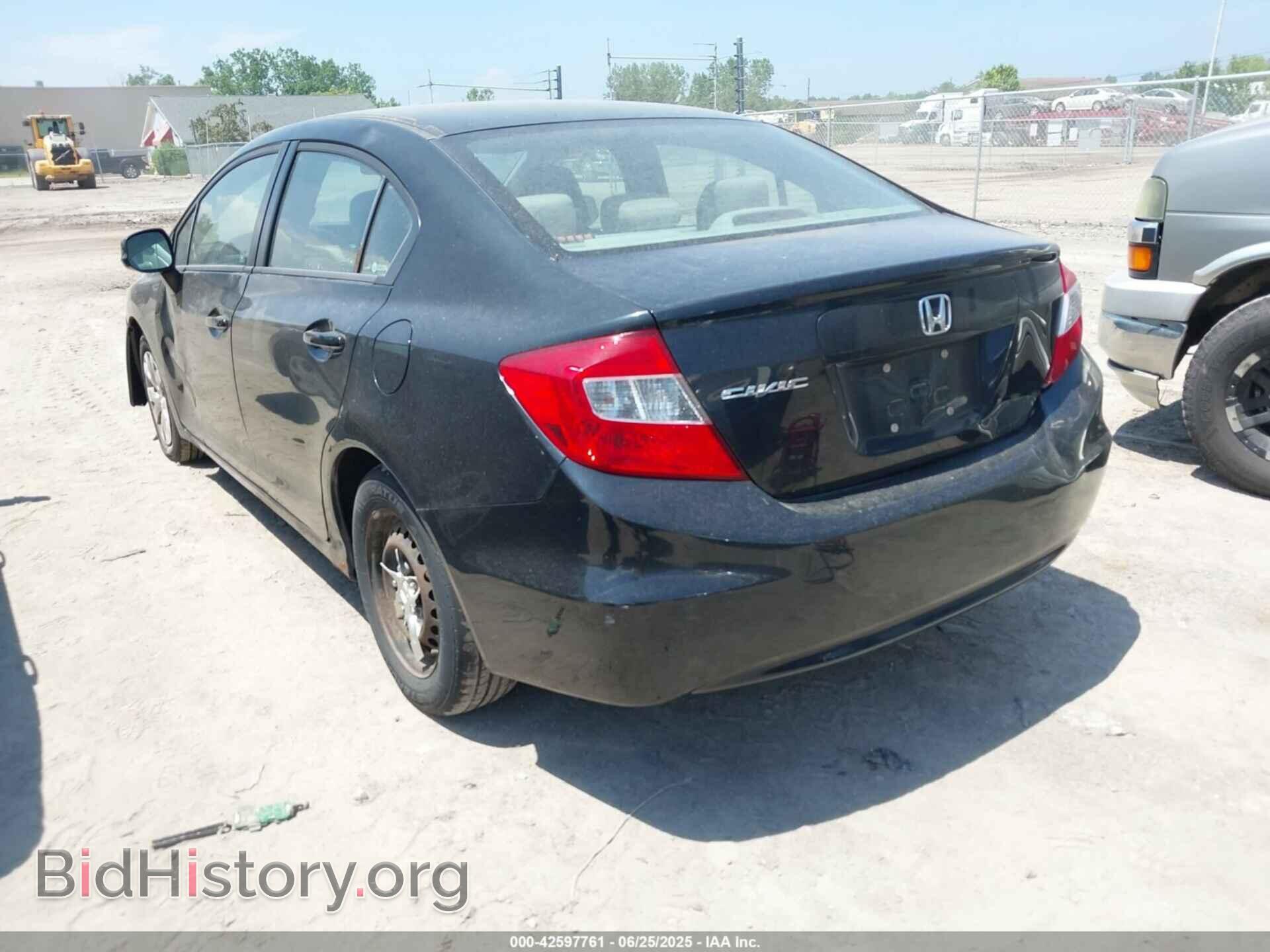 2012 HONDA CIVIC - VIN: 19XFB2F58CE027901 - Фото 3