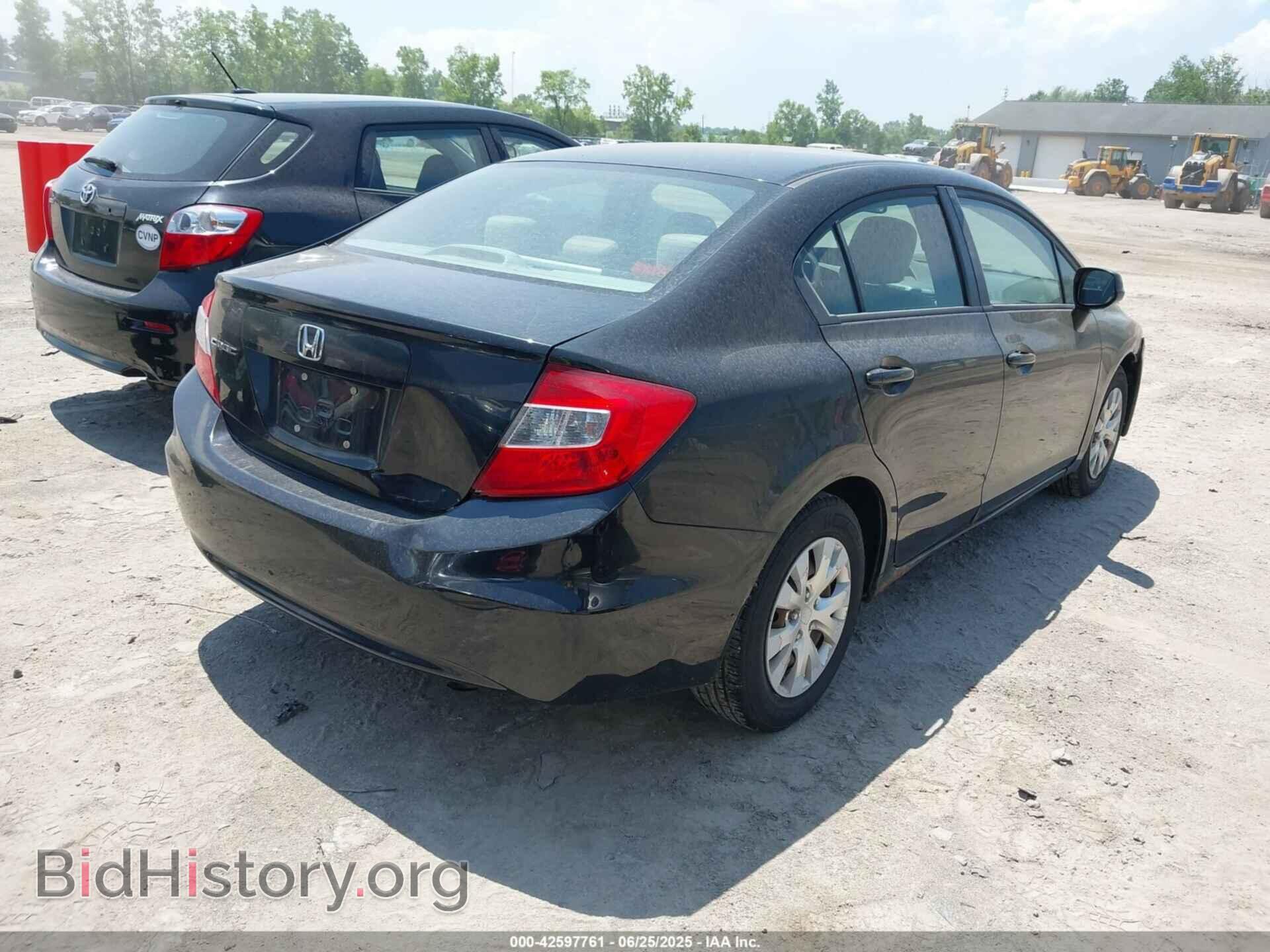 2012 HONDA CIVIC - VIN: 19XFB2F58CE027901 - Фото 4