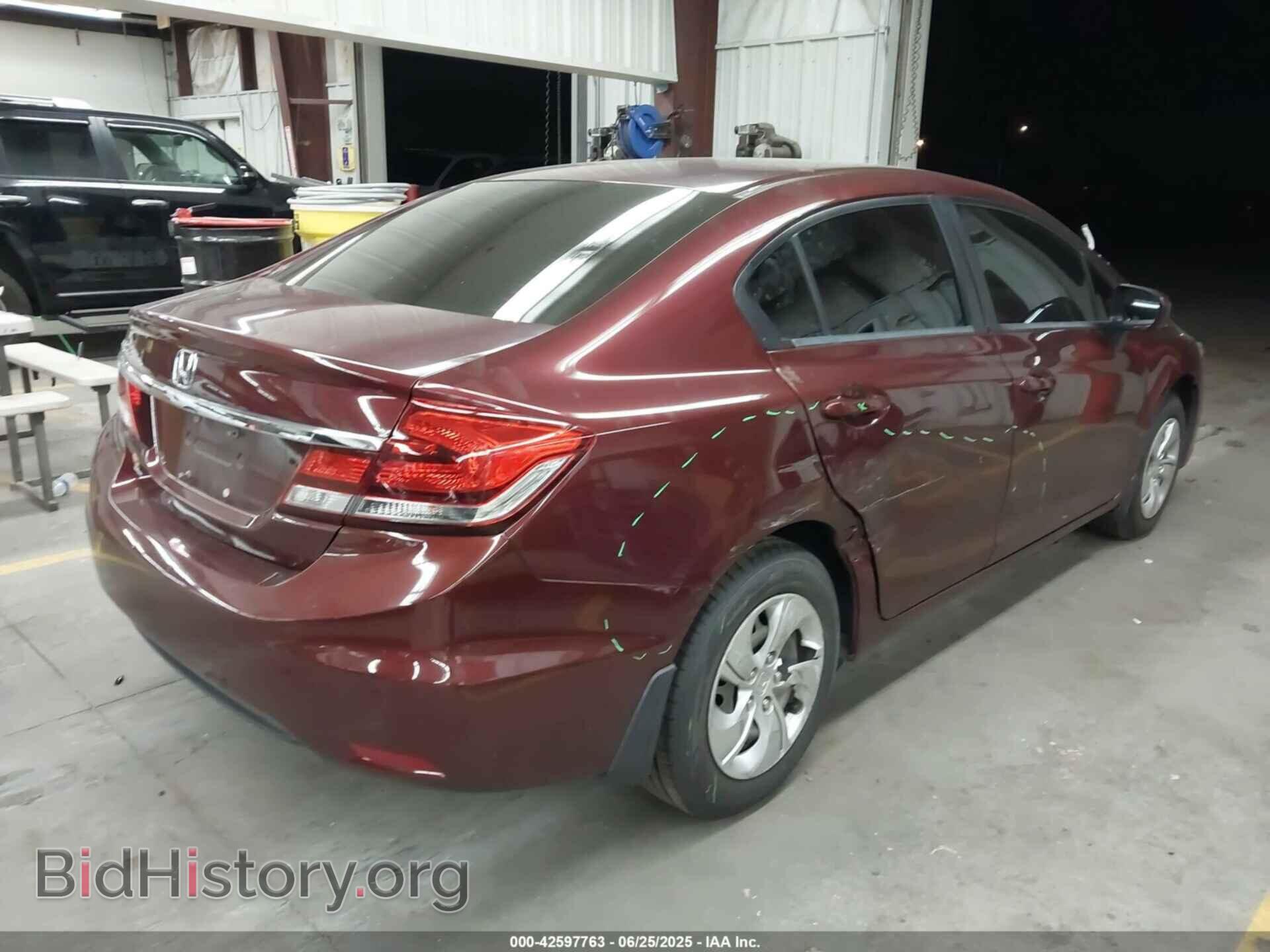 2014 HONDA CIVIC - VIN: 19XFB2F54EE075642 - Фото 4
