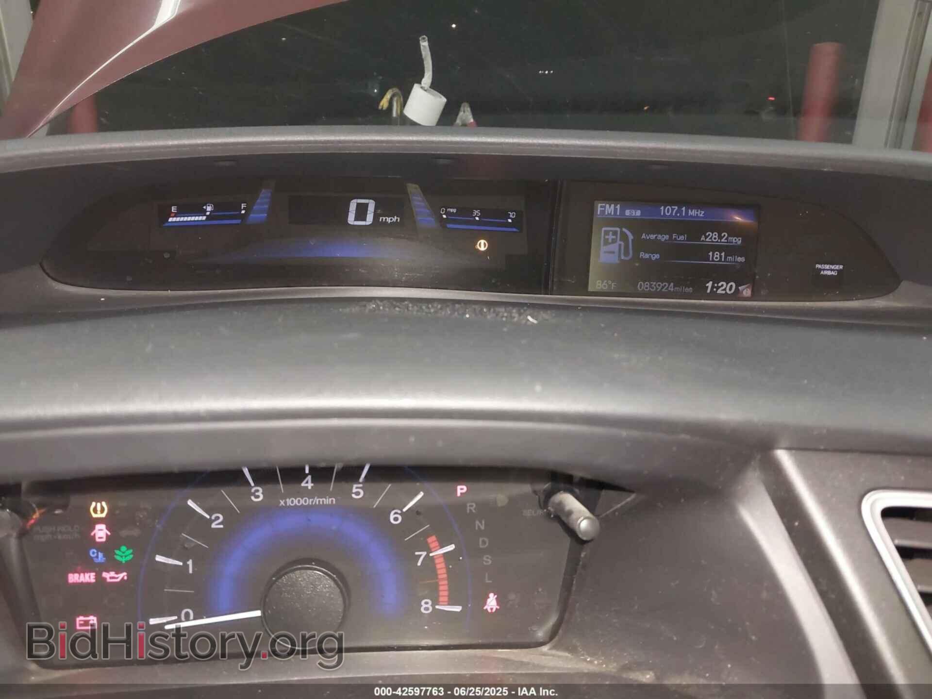 2014 HONDA CIVIC - VIN: 19XFB2F54EE075642 - Фото 7
