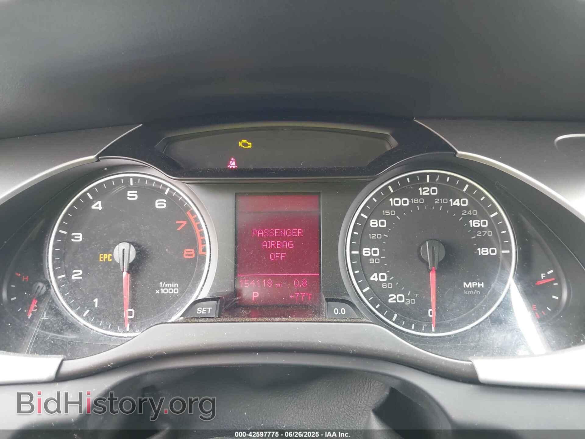2012 AUDI A4 - VIN: WAUFFAFL1CA034086 - Фото 7
