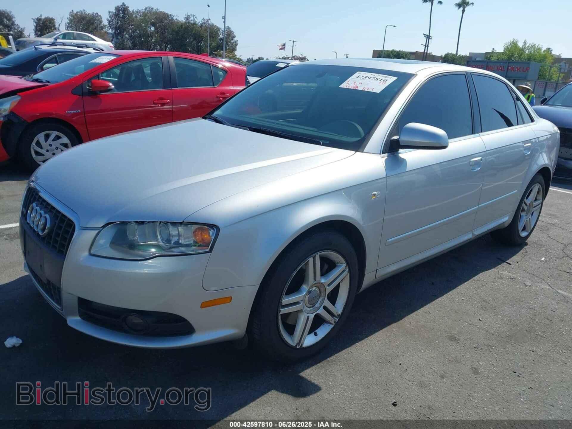 2008 AUDI A4 - VIN: WAUDF78E98A053565 - Фото 2