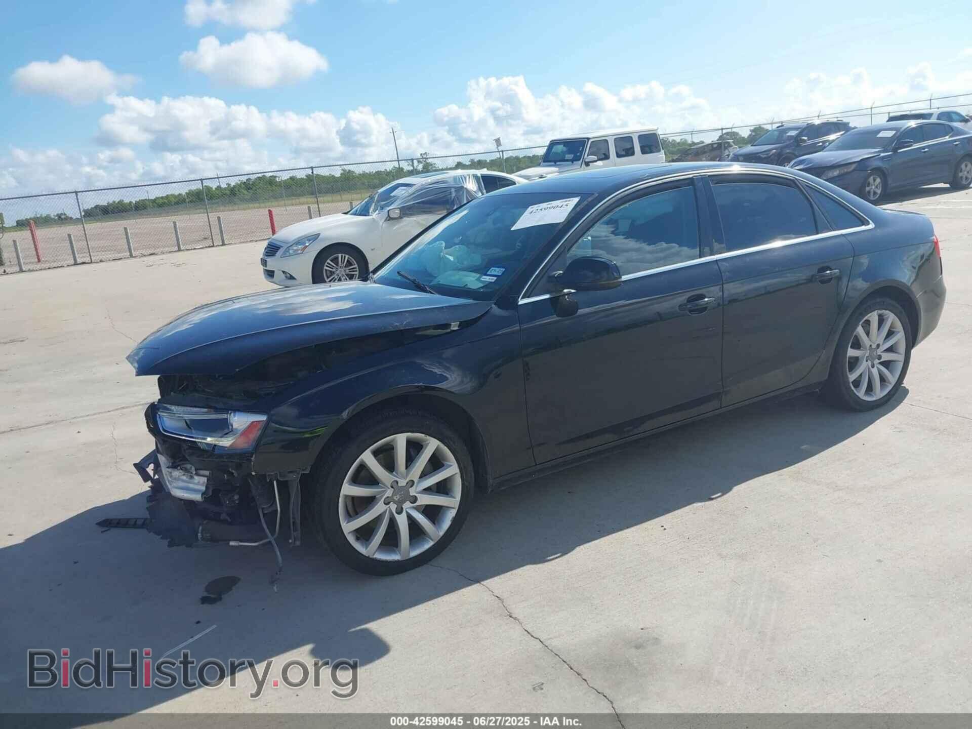 2013 AUDI A4 - VIN: WAUEFAFL3DA107228 - Фото 2