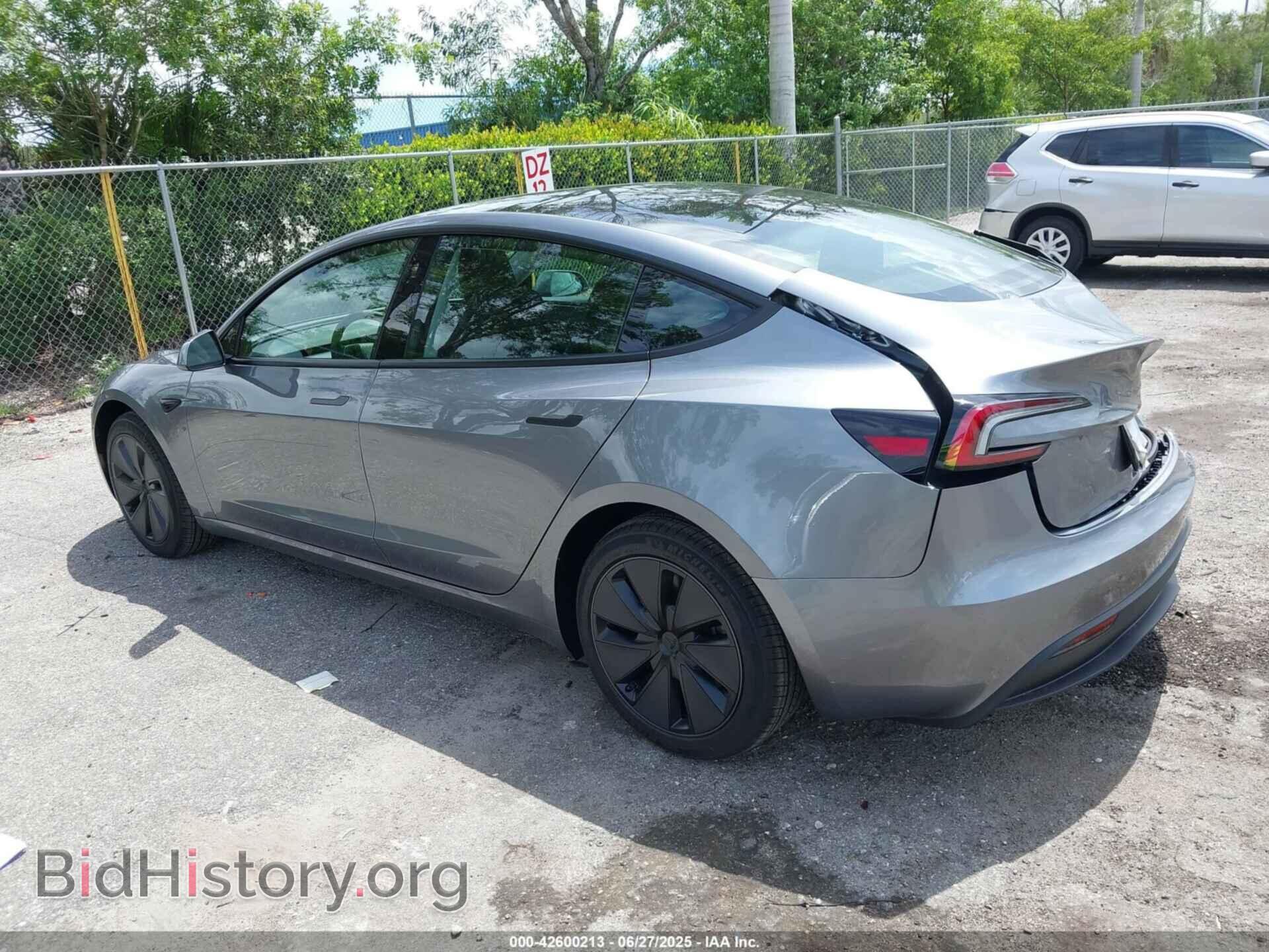 2025 TESLA MODEL 3 - VIN: 5YJ3E1EA6SF035121 - Фото 3