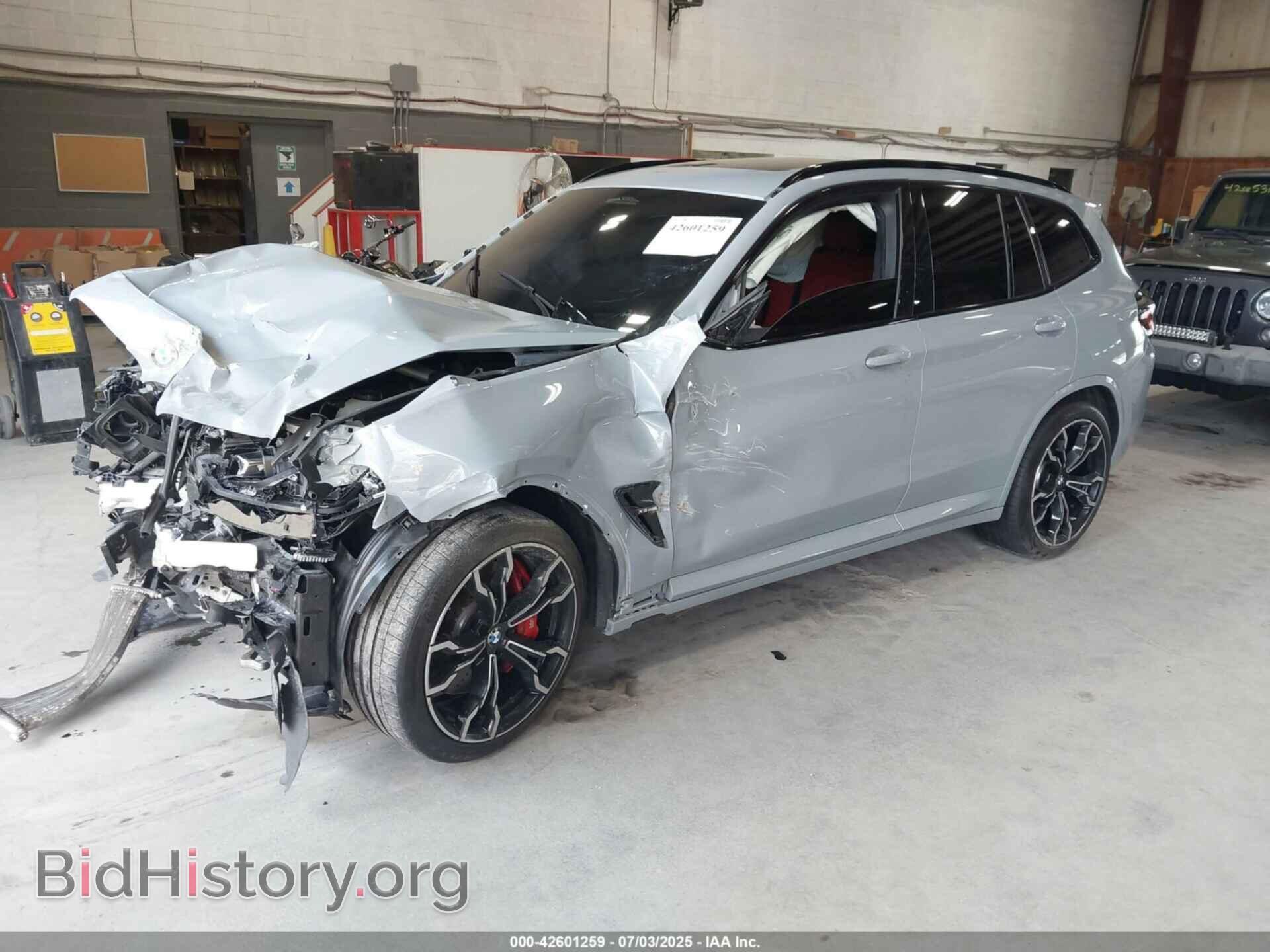 2022 BMW X3 M - VIN: 5YM13EC05N9K88015 - Фото 2