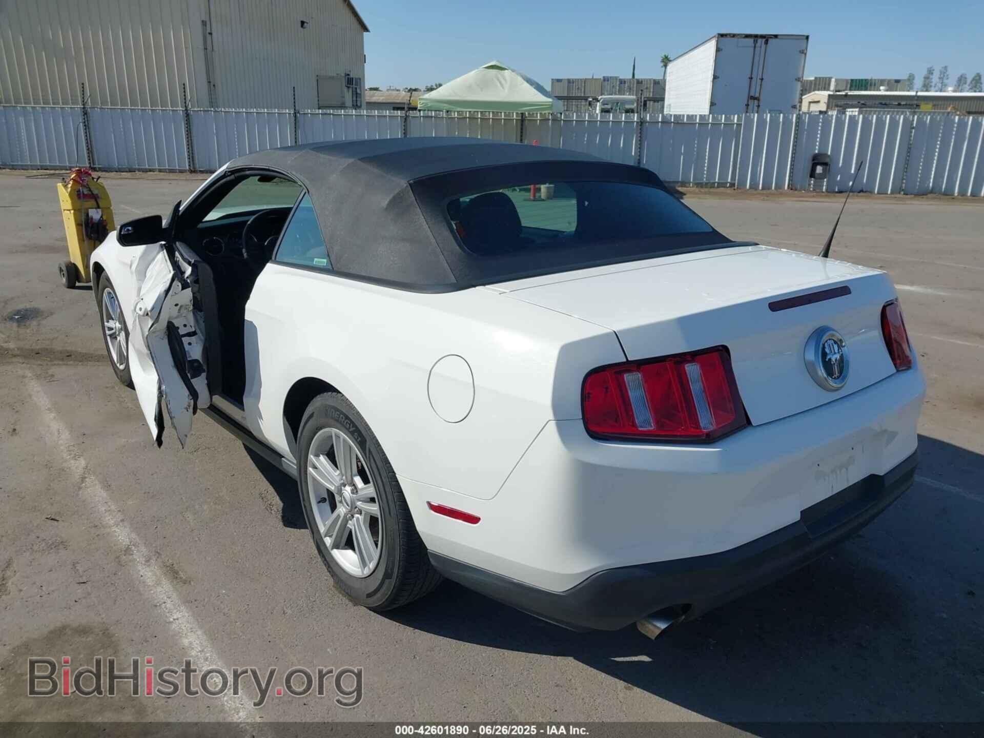 2012 FORD MUSTANG - VIN: 1ZVBP8EM4C5237285 - Фото 3