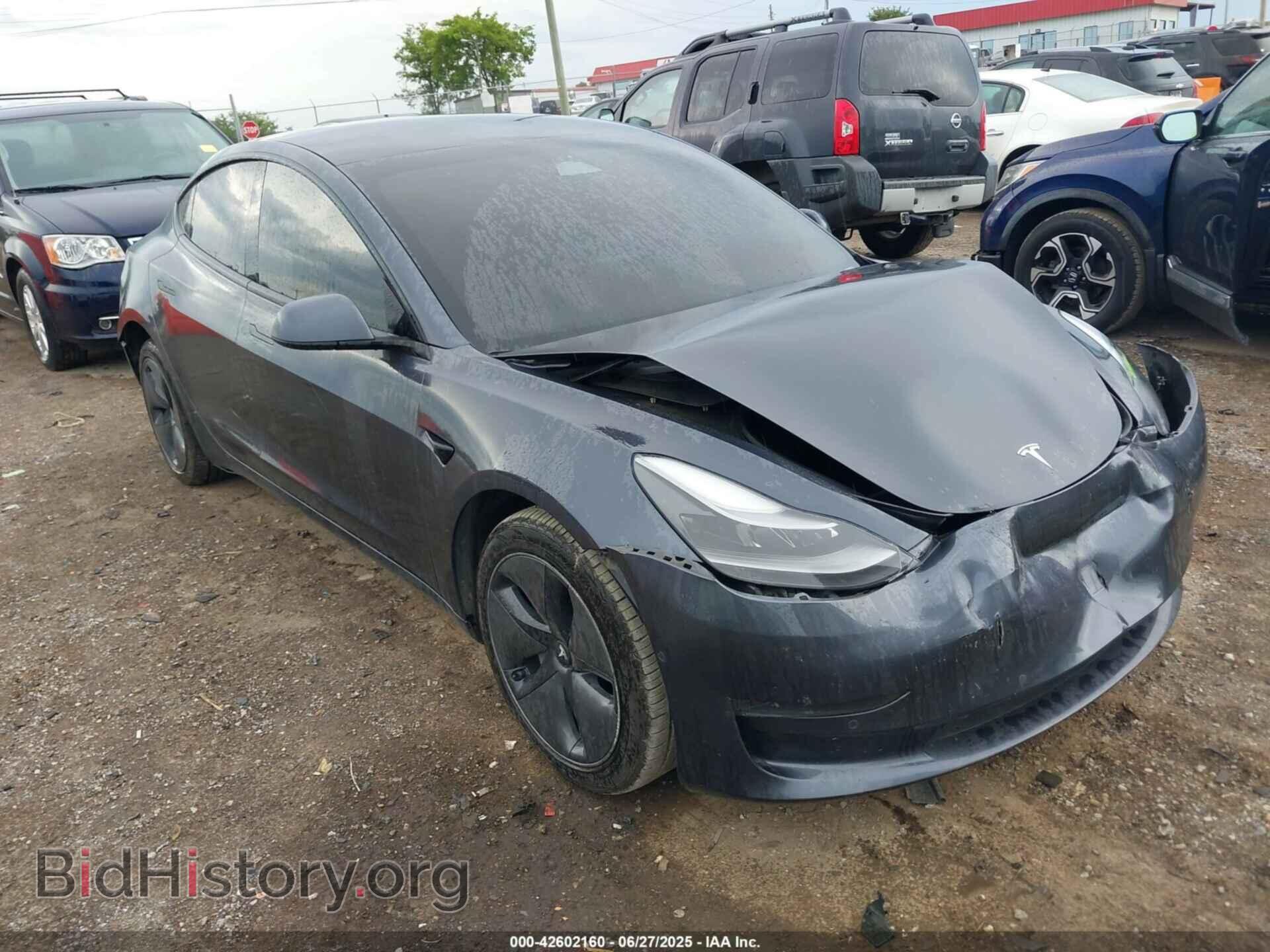 Photo 5YJ3E1EA3MF081976 - TESLA MODEL 3 2021
