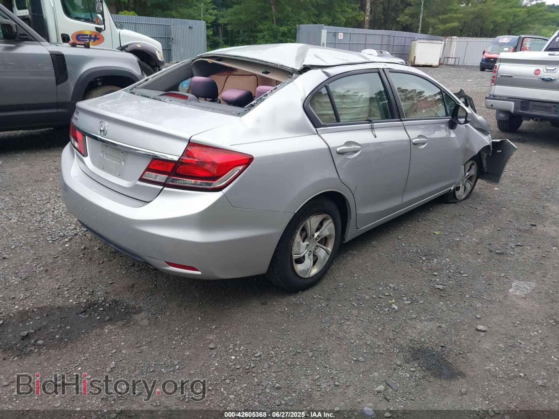 2013 HONDA CIVIC - VIN: 19XFB2F56DE217522 - Фото 4