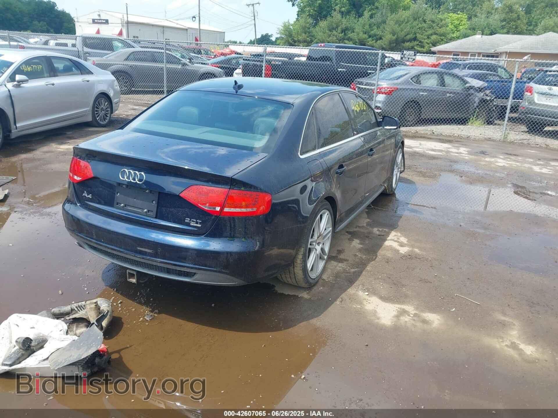 2011 AUDI A4 - VIN: WAUMFAFL1BN052389 - Фото 4