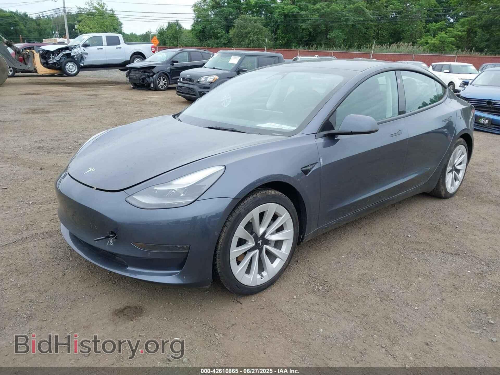 2022 TESLA MODEL 3 - VIN: 5YJ3E1EA1NF329580 - Фото 2