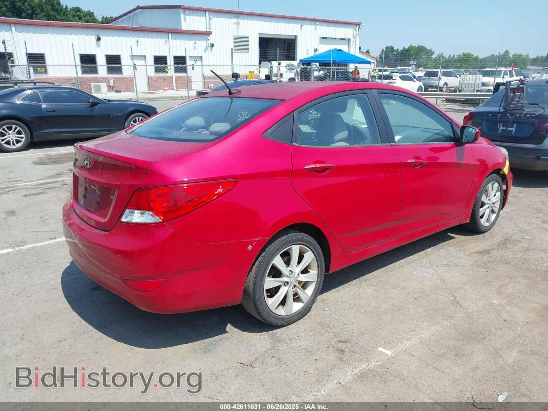 2012 HYUNDAI ACCENT - VIN: KMHCU4AE7CU099833 - Фото 4