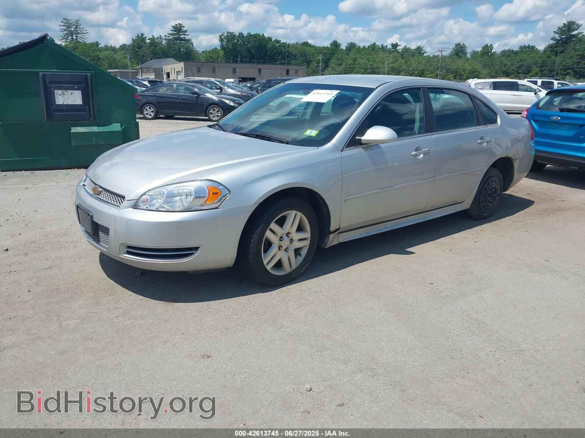 2012 CHEVROLET IMPALA - VIN: 2G1WG5E35C1293353 - Фото 2
