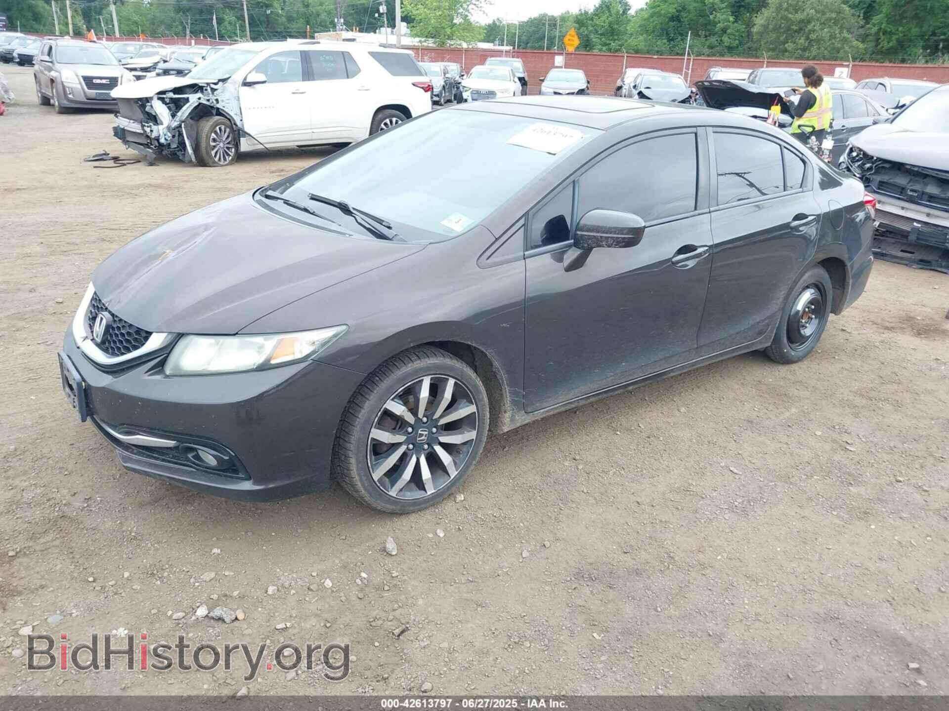 2014 HONDA CIVIC - VIN: 2HGFB2F97EH515538 - Фото 2
