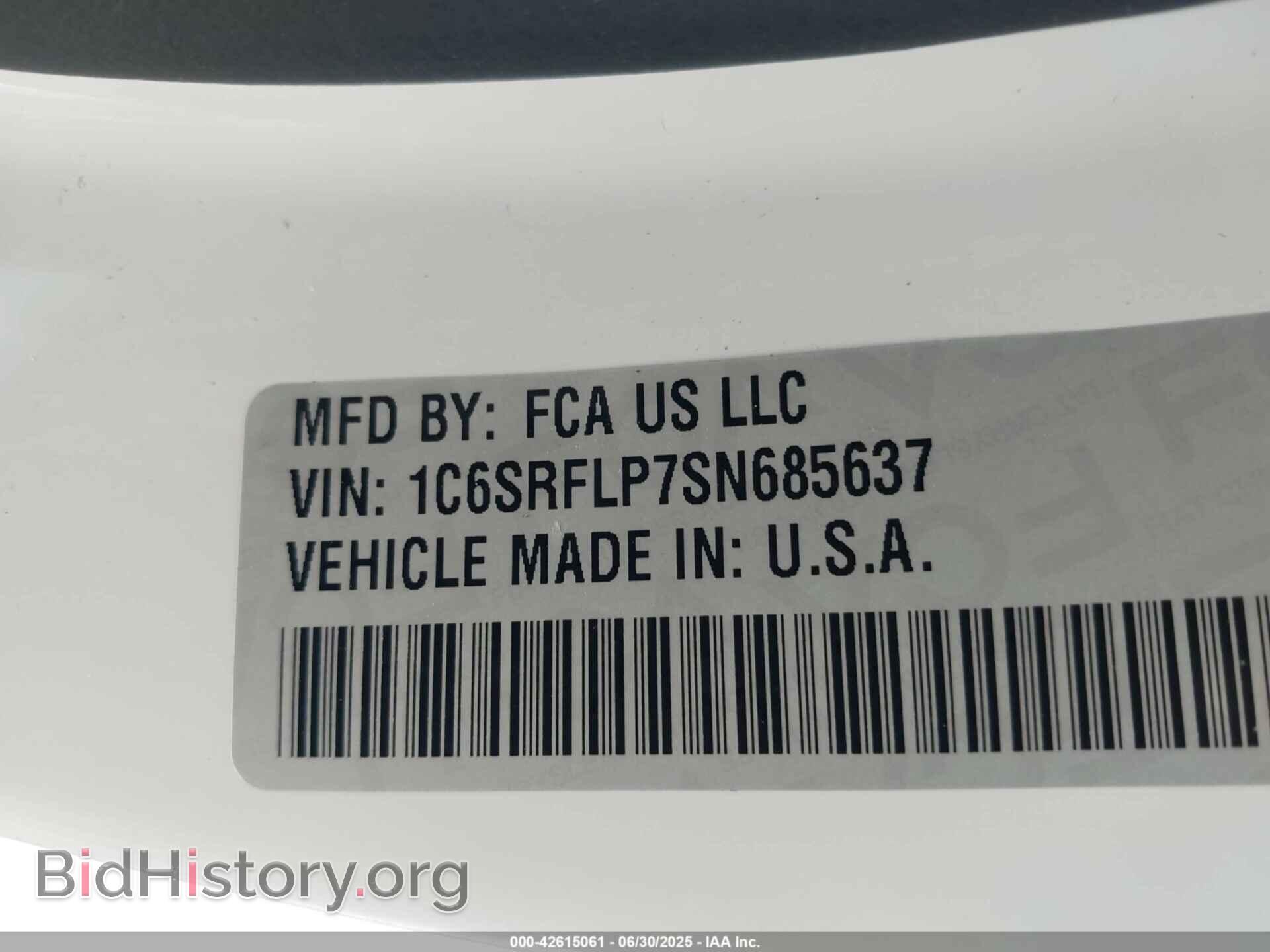 2025 RAM 1500 - VIN: 1C6SRFLP7SN685637 - Фото 9
