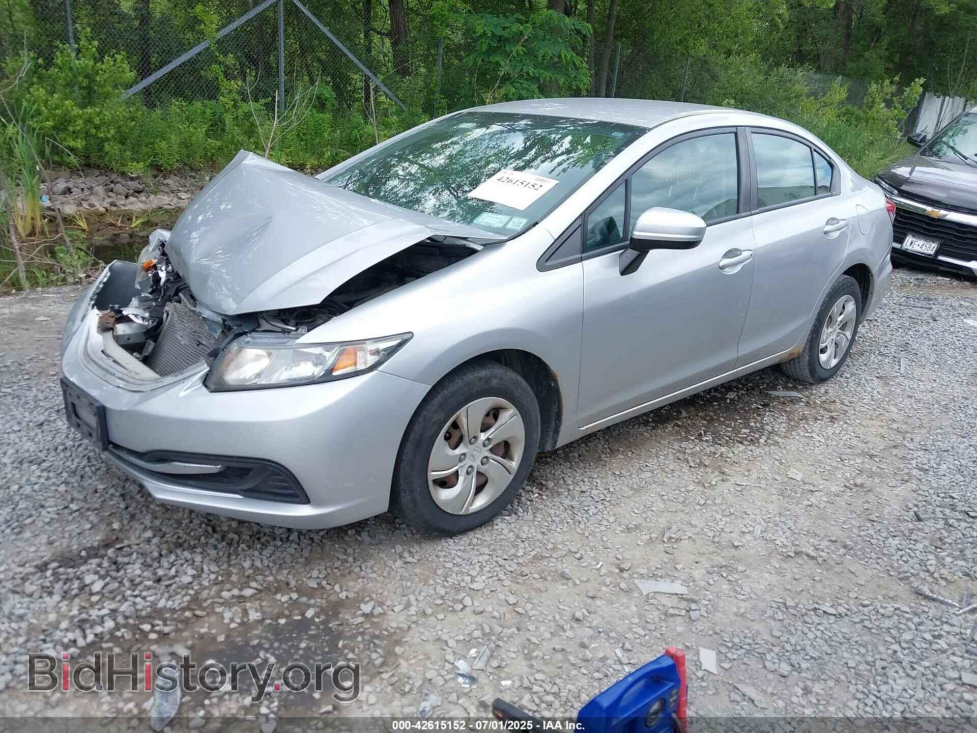 2014 HONDA CIVIC - VIN: 19XFB2E55EE049634 - Фото 2