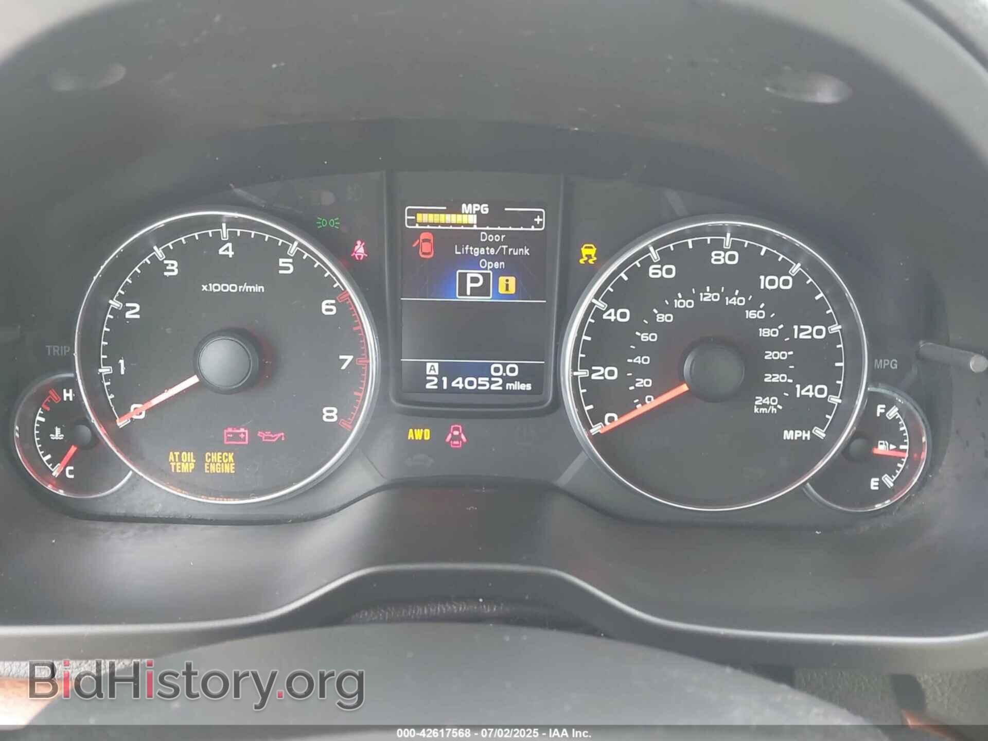 2014 SUBARU OUTBACK - VIN: 4S4BRBLC2E3229975 - Фото 7