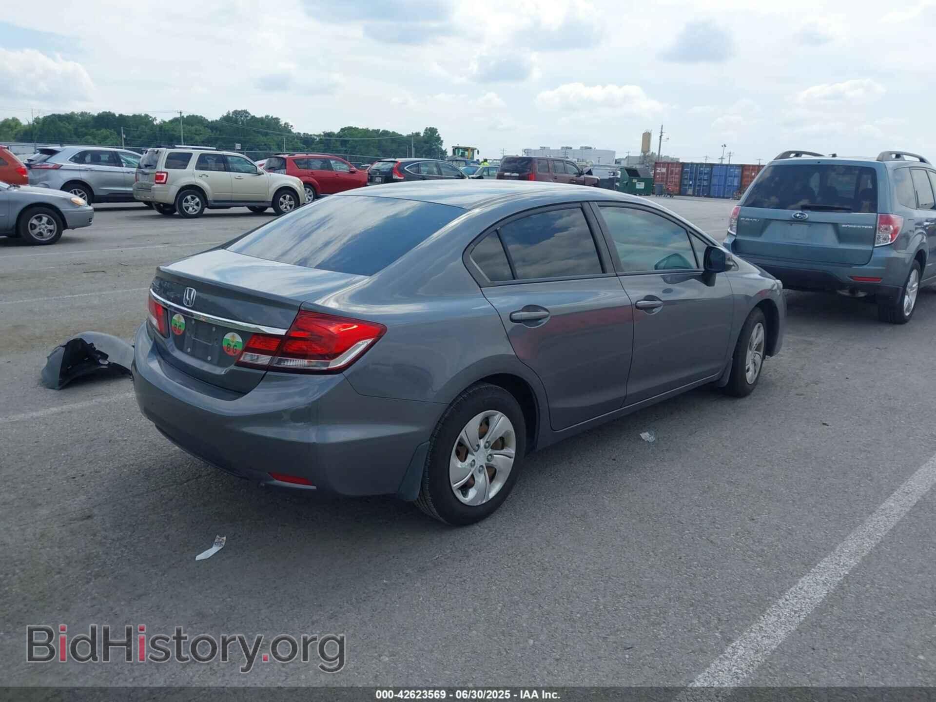 2013 HONDA CIVIC - VIN: 19XFB2E5XDE077671 - Фото 4