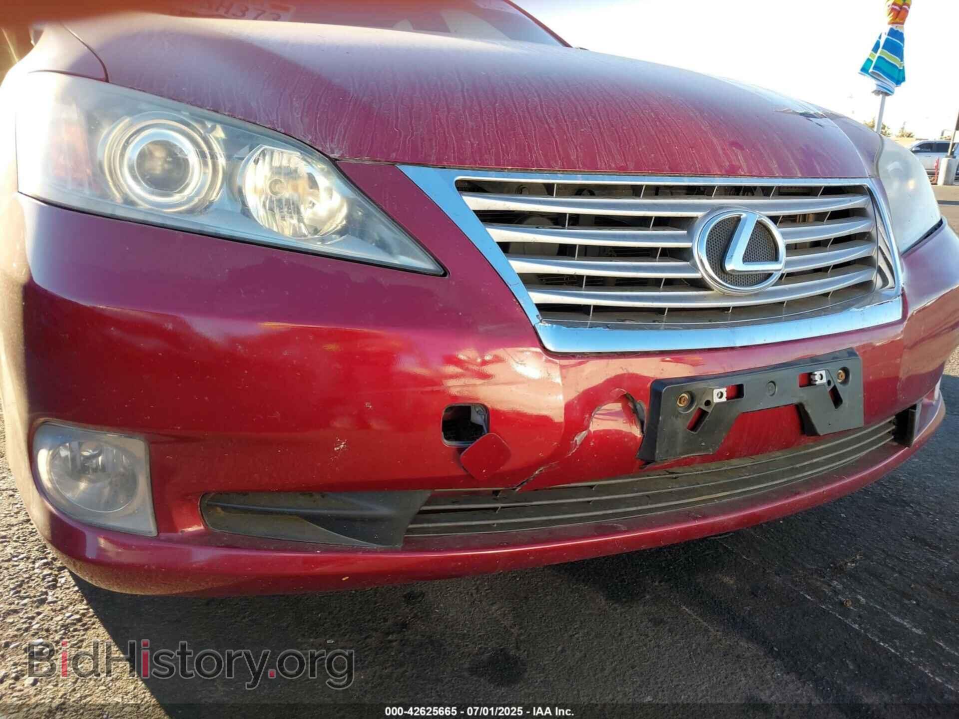 2012 LEXUS ES - VIN: JTHBK1EGXC2491201 - Фото 17