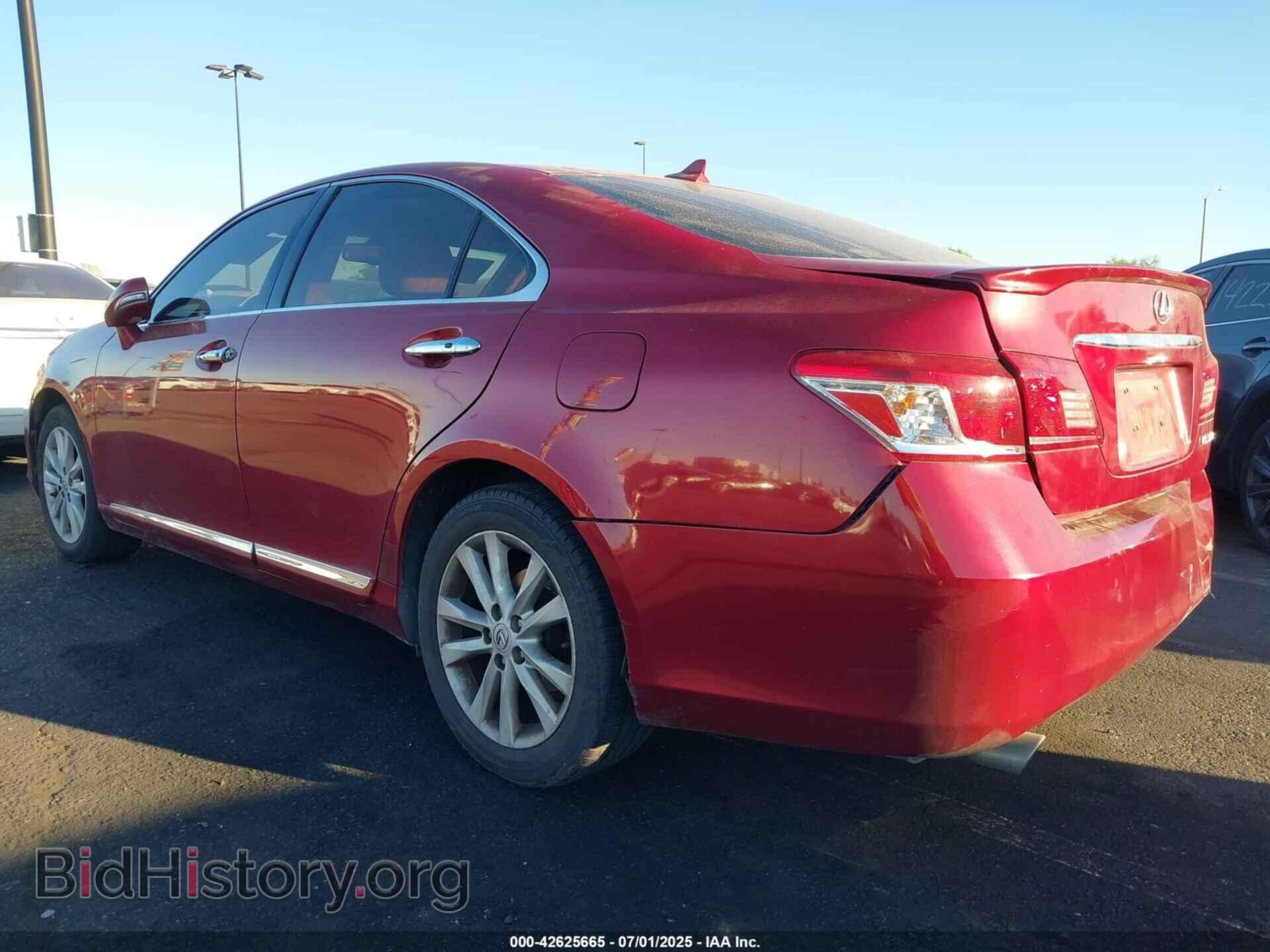 2012 LEXUS ES - VIN: JTHBK1EGXC2491201 - Фото 3