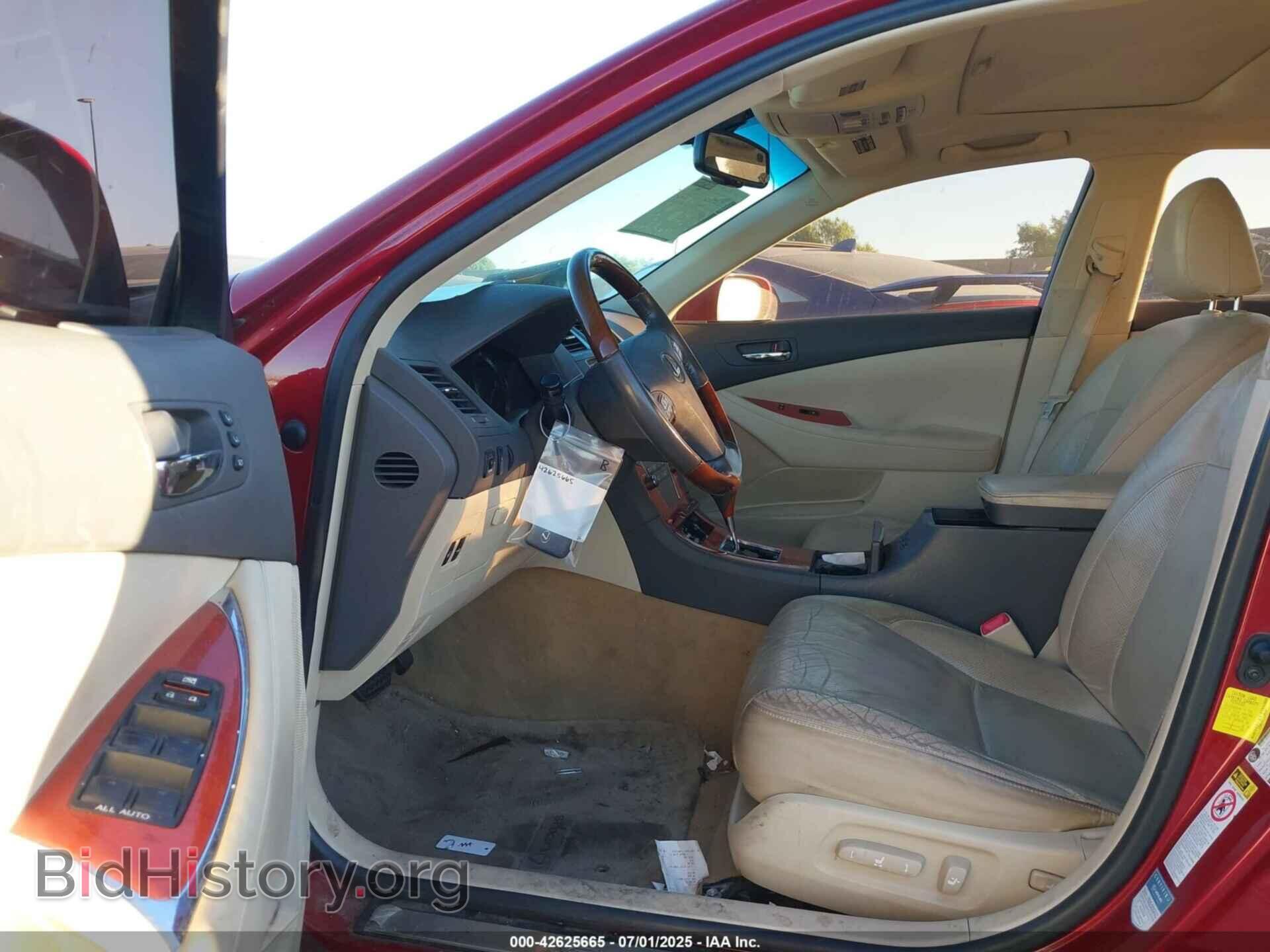 2012 LEXUS ES - VIN: JTHBK1EGXC2491201 - Фото 5