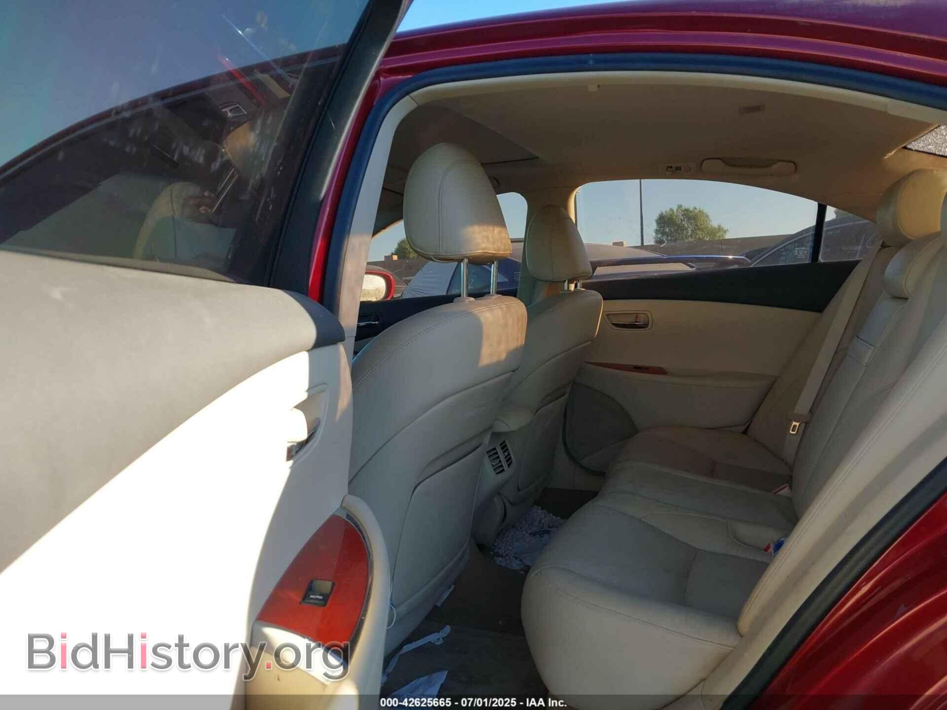 2012 LEXUS ES - VIN: JTHBK1EGXC2491201 - Фото 8