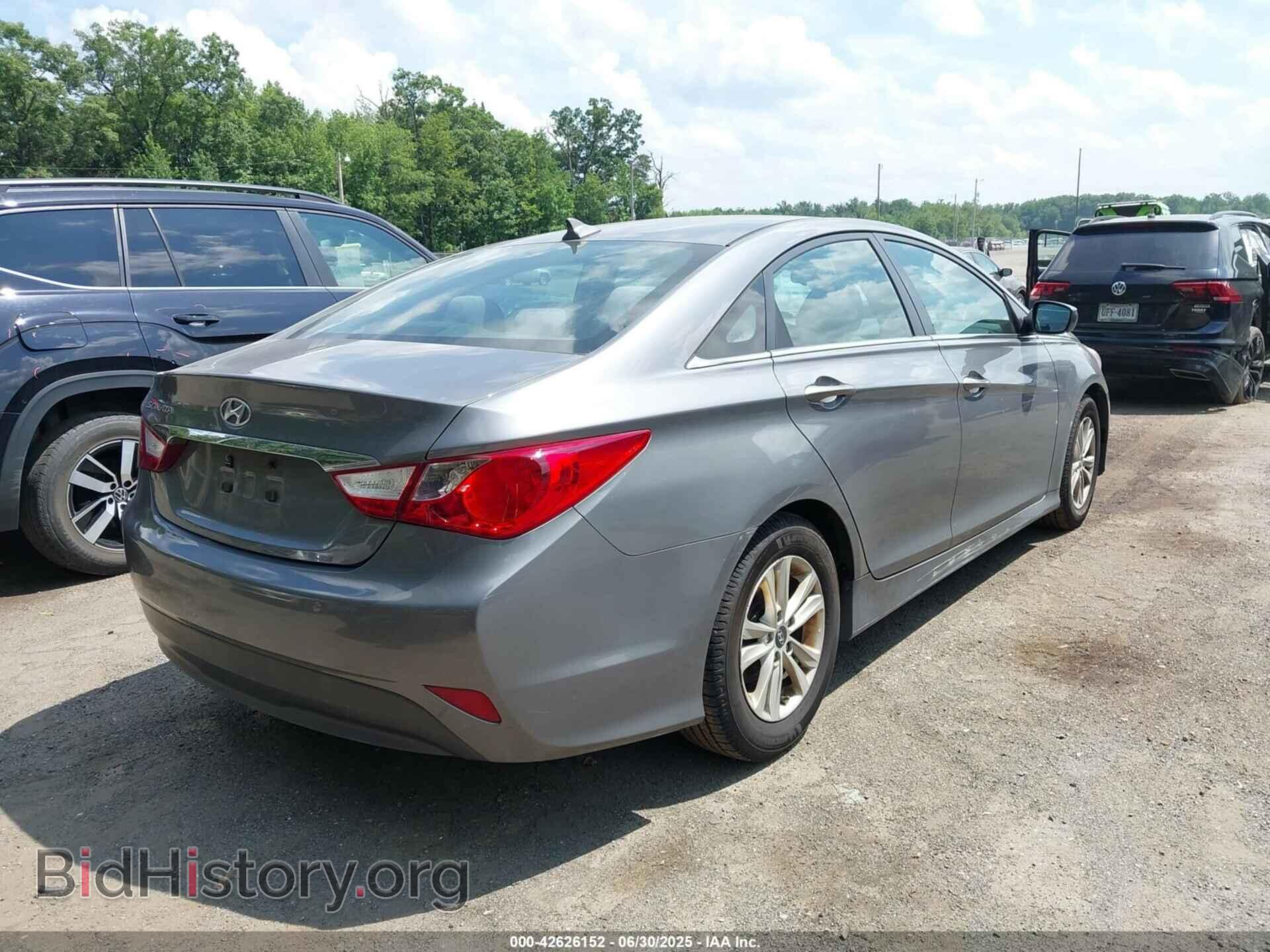 2014 HYUNDAI SONATA - VIN: 5NPEB4AC4EH883448 - Фото 4