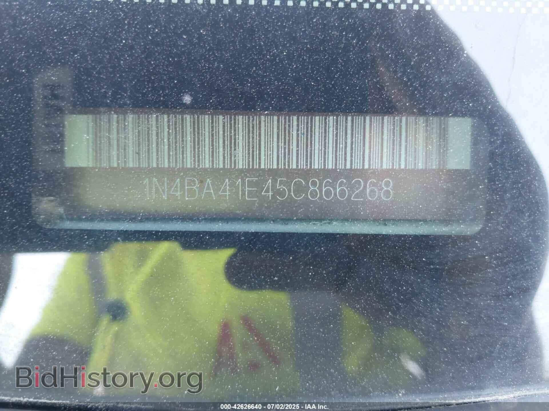 2005 NISSAN MAXIMA - VIN: 1N4BA41E45C866268 - Фото 9