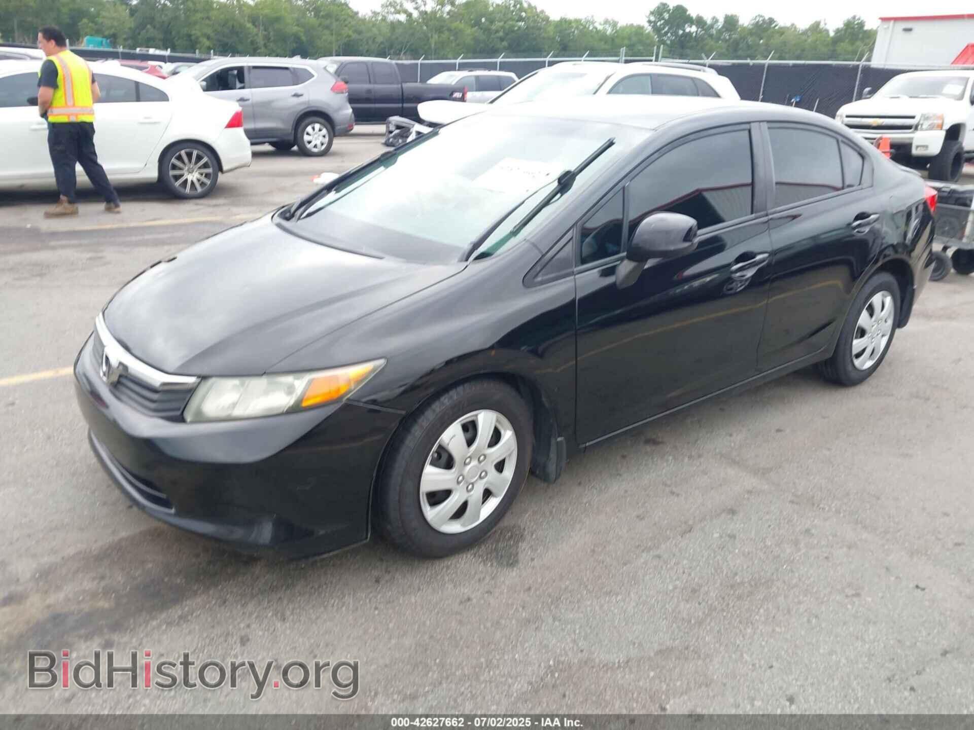 2012 HONDA CIVIC - VIN: 2HGFB2F59CH334872 - Фото 2