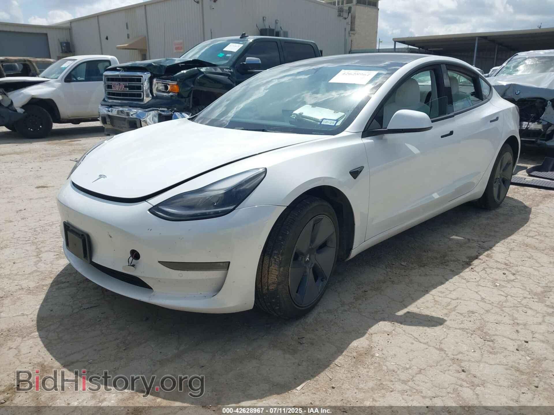 2022 TESLA MODEL 3 - VIN: 5YJ3E1EB9NF239084 - Фото 2