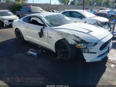 2019 Ford MUSTANG GT, белый — VIN 1FA6P8CFXK5197758, IAAI