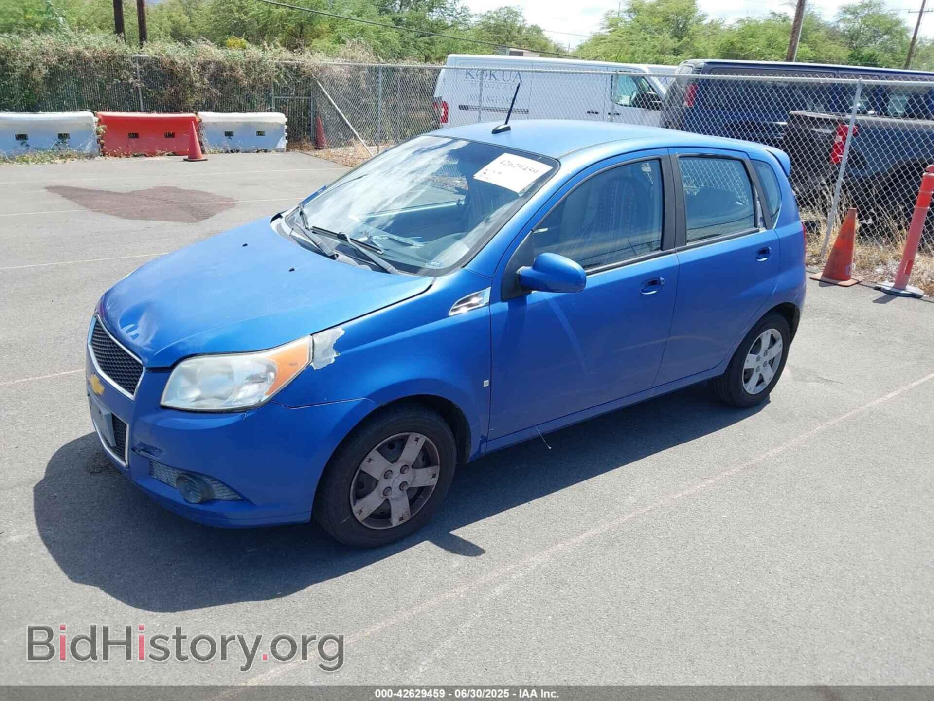 2009 CHEVROLET AVEO - VIN: KL1TD66E29B621689 - Фото 2