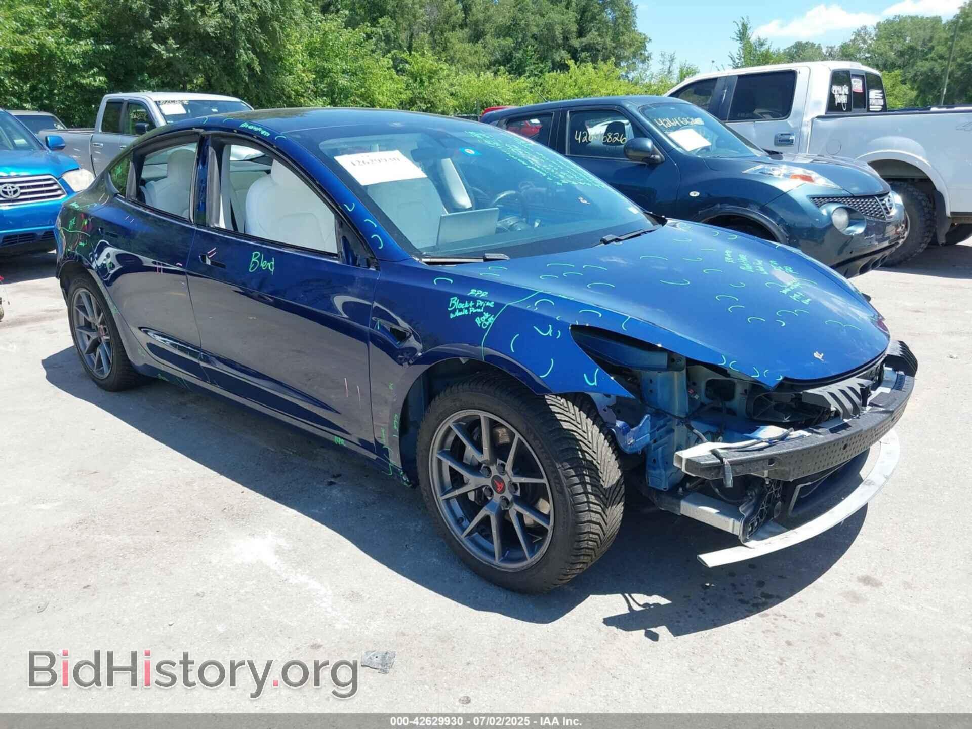 Photo 5YJ3E1EB4MF992925 - TESLA MODEL 3 2021