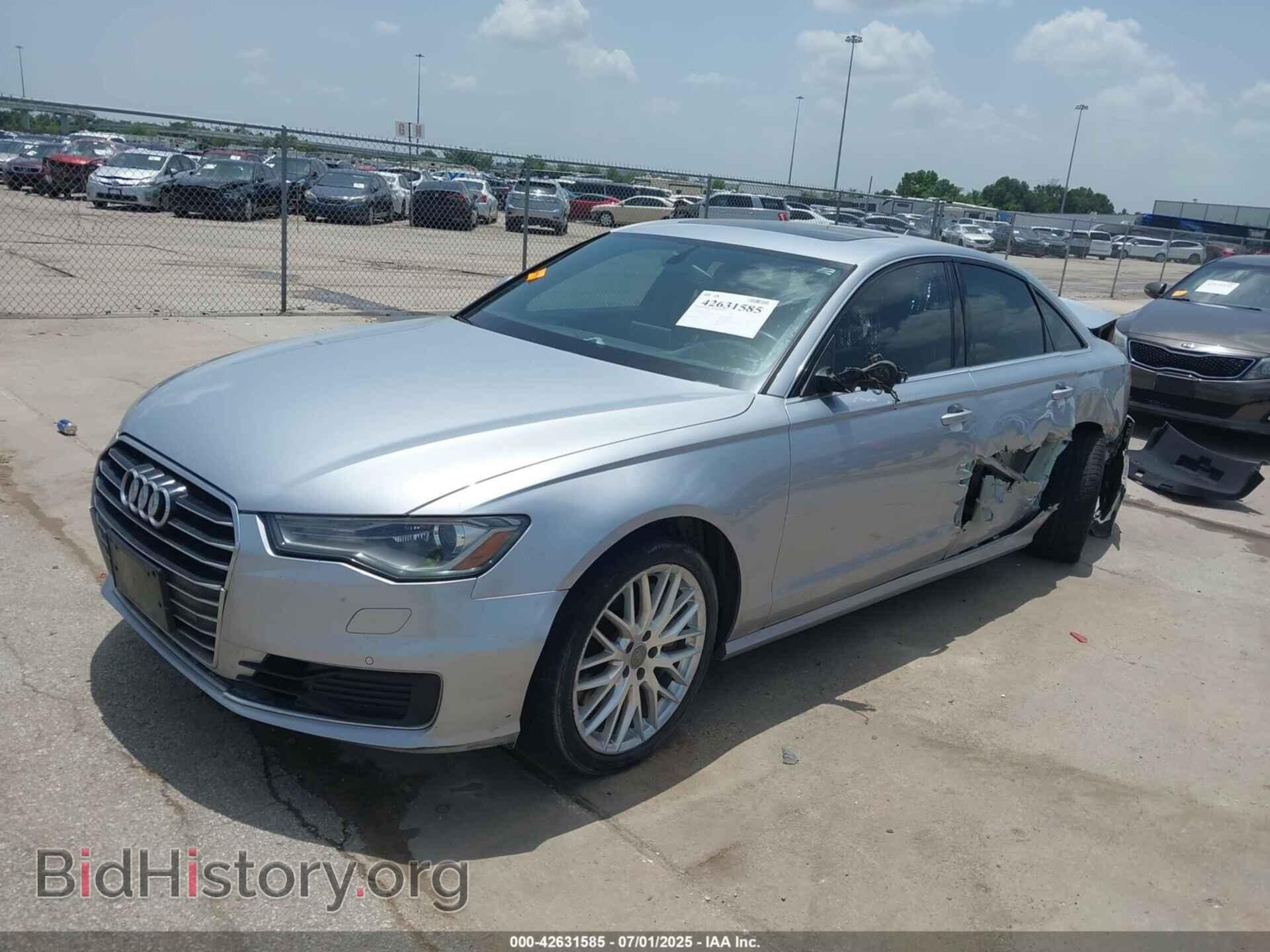 2016 AUDI A6 - VIN: WAUCFAFC2GN125532 - Фото 2