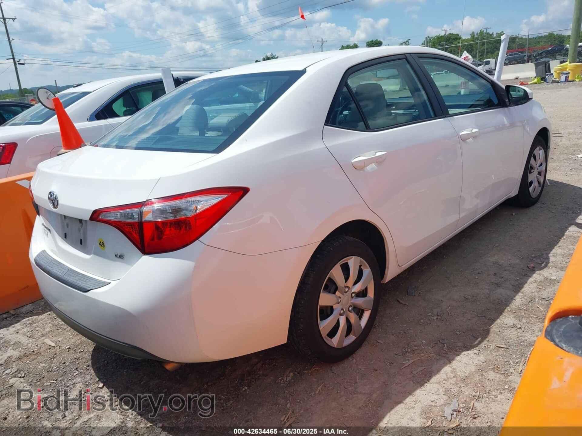 2014 TOYOTA COROLLA - VIN: 2T1BURHE7EC201344 - Фото 4