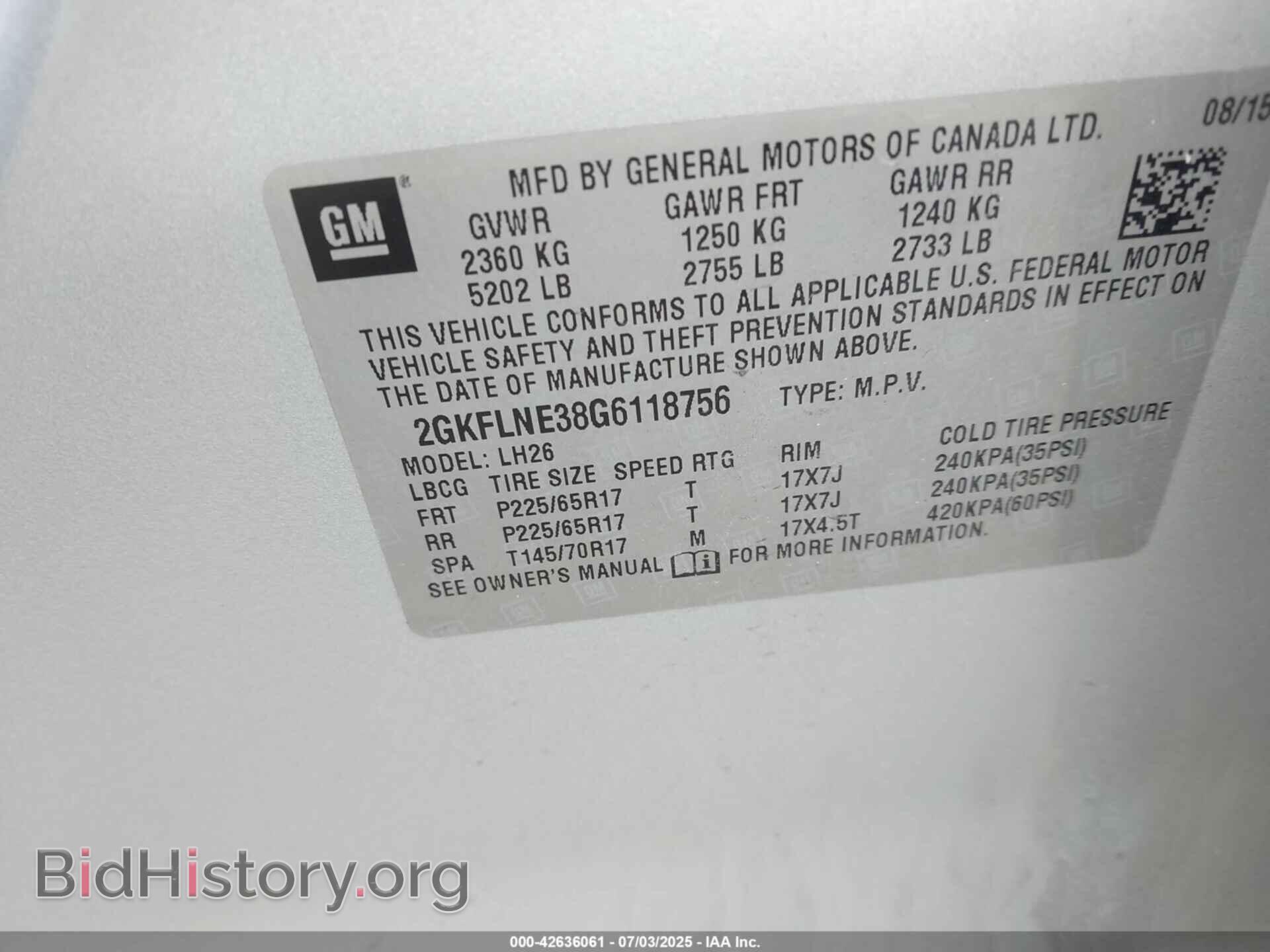 2016 GMC TERRAIN - VIN: 2GKFLNE38G6118756 - Фото 9