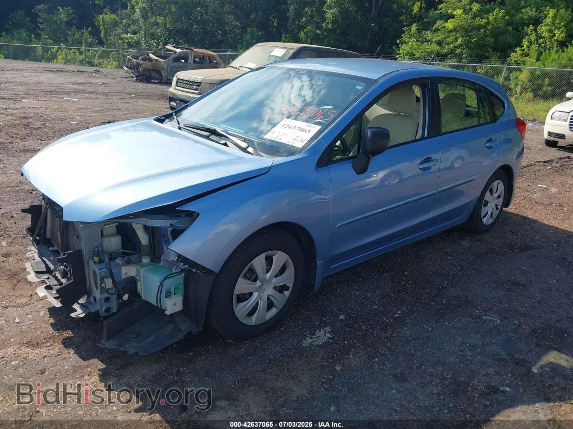 2012 SUBARU IMPREZA - VIN: JF1GPAA69CH211180 - Фото 2