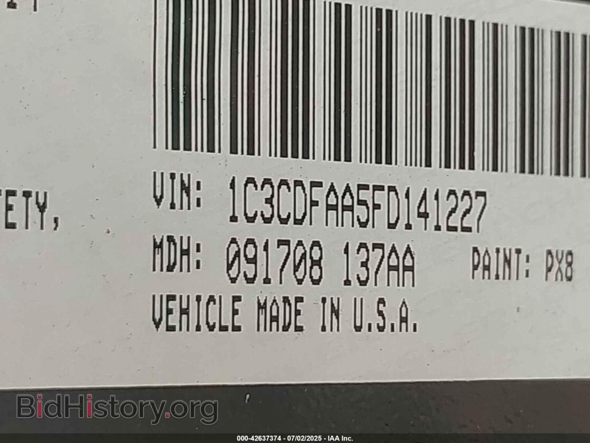2015 DODGE DART - VIN: 1C3CDFAA5FD141227 - Фото 9