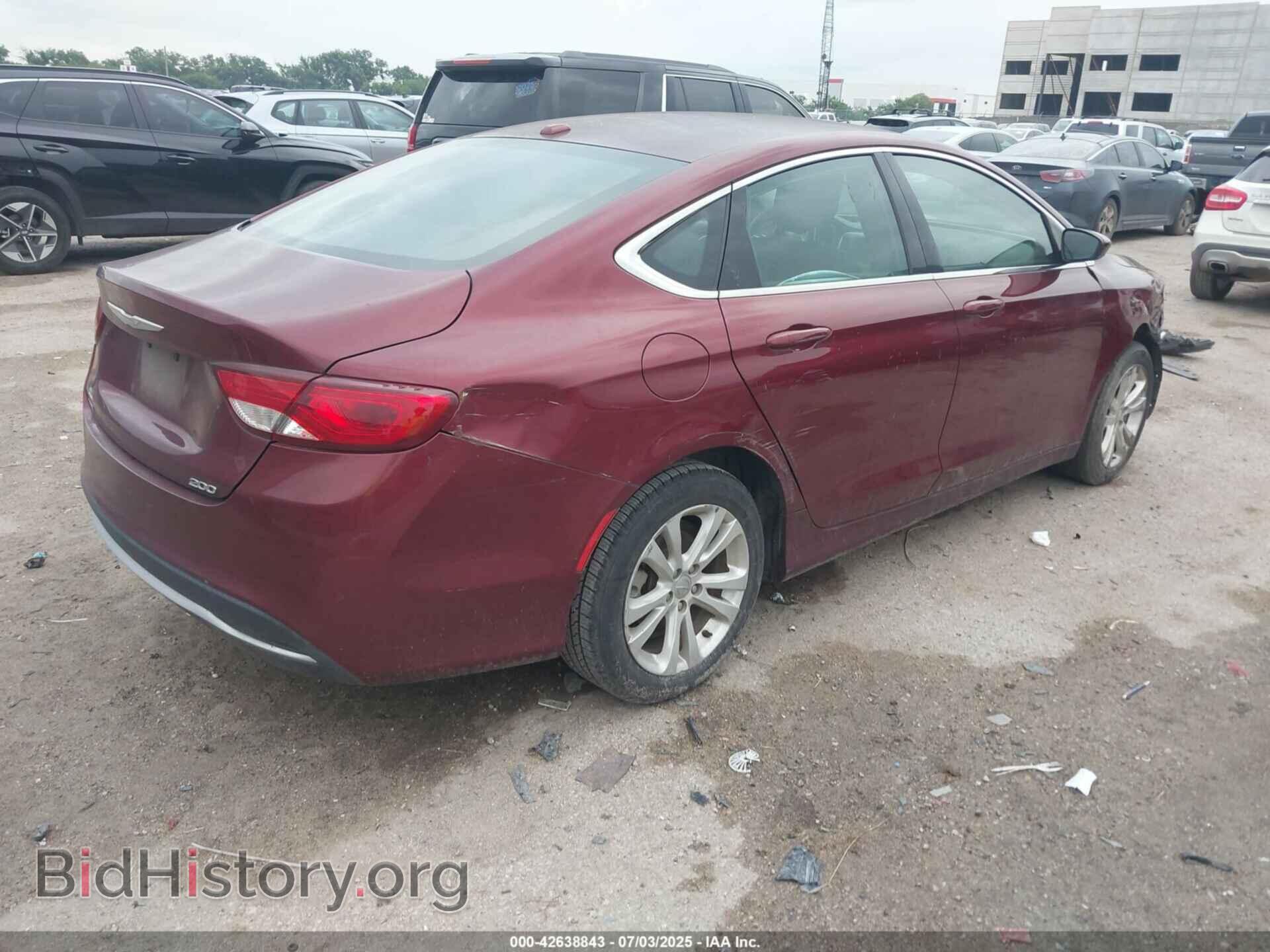 2015 CHRYSLER 200 - VIN: 1C3CCCAB4FN607041 - Фото 4