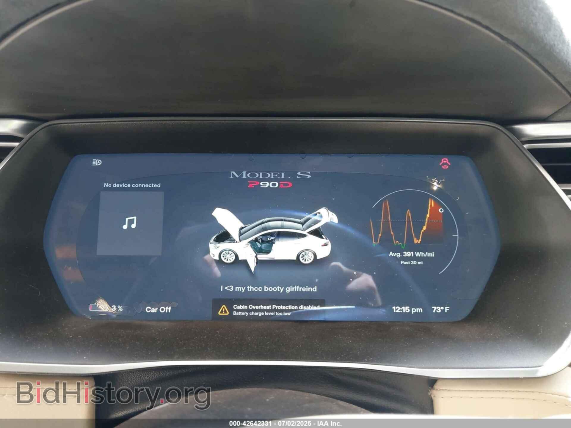 2015 TESLA MODEL S - VIN: 5YJSA1E45FF109538 - Photo 7