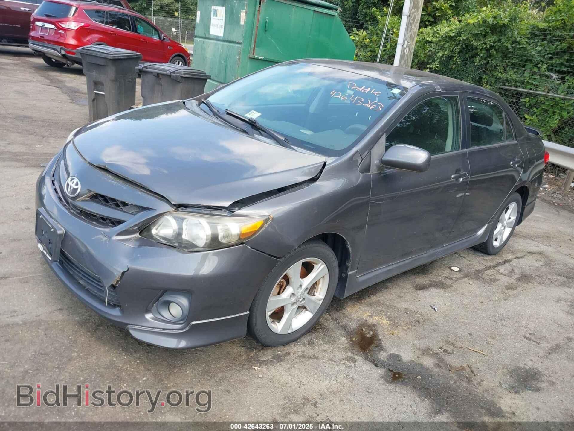 2011 TOYOTA COROLLA - VIN: 2T1BU4EE4BC624210 - Фото 2