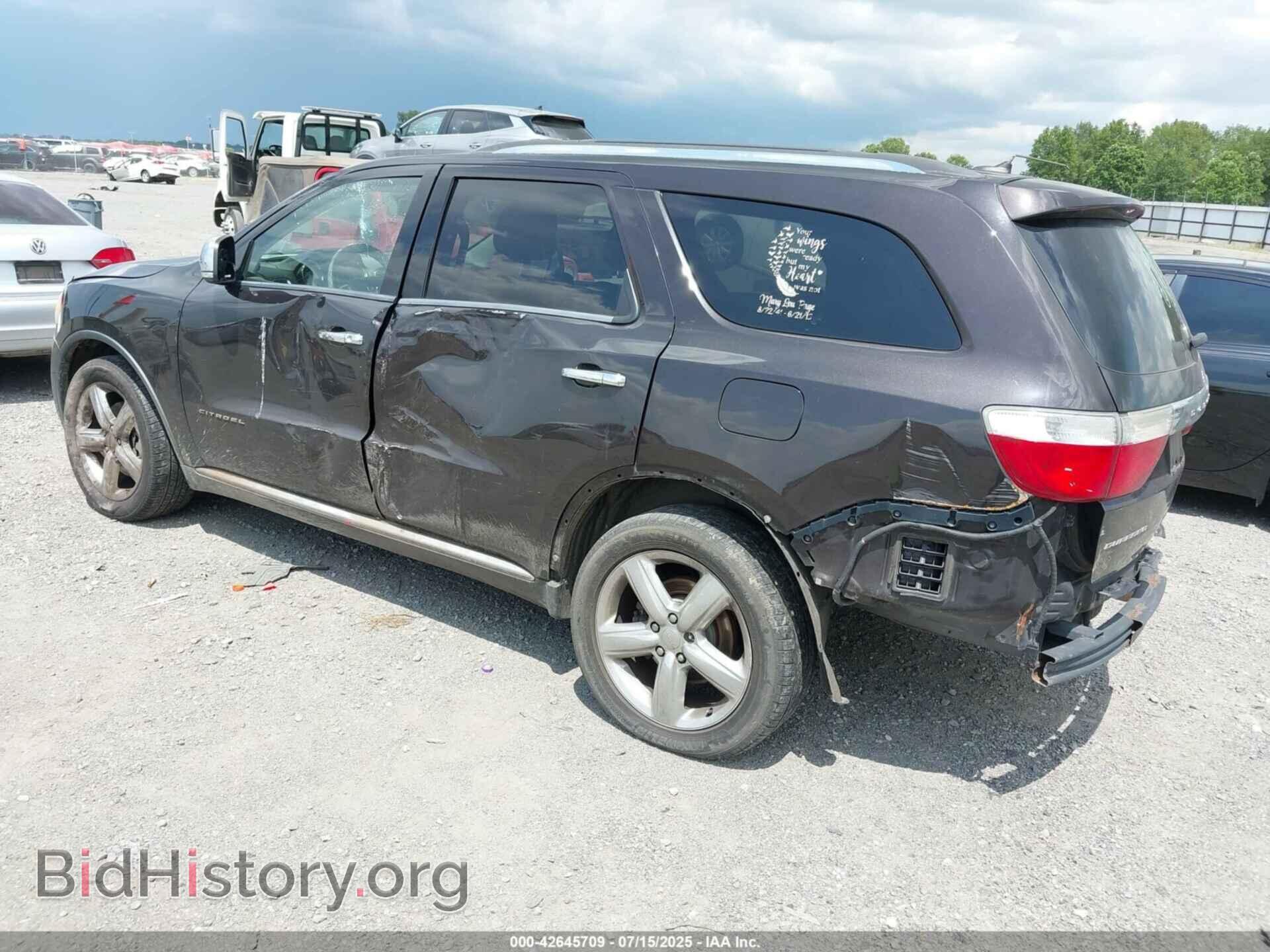 2013 DODGE DURANGO - VIN: 1C4RDHEG3DC562477 - Photo 3