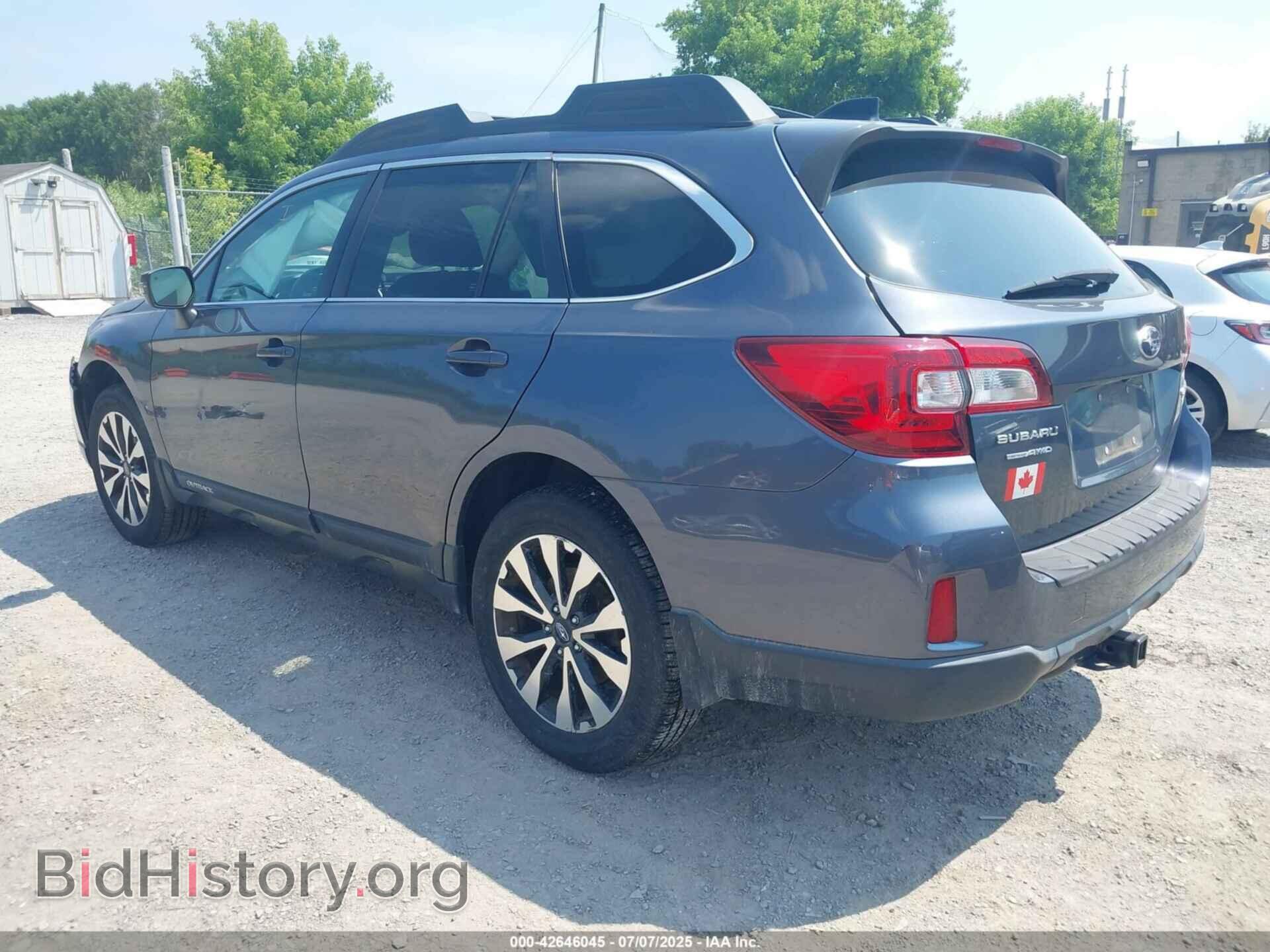 2016 SUBARU OUTBACK - VIN: 4S4BSANC8G3336169 - Фото 3