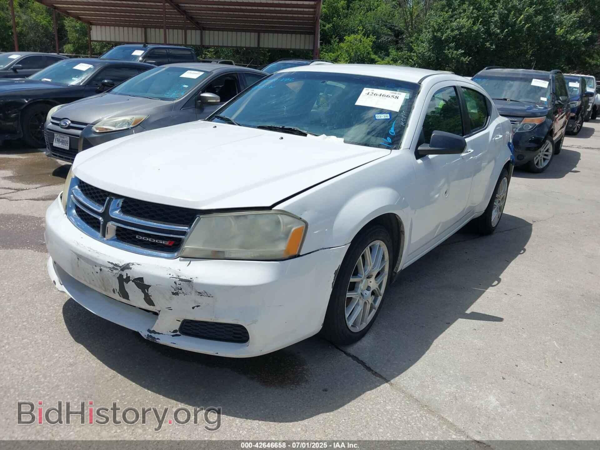 2013 DODGE AVENGER - VIN: 1C3CDZAB6DN605255 - Фото 2