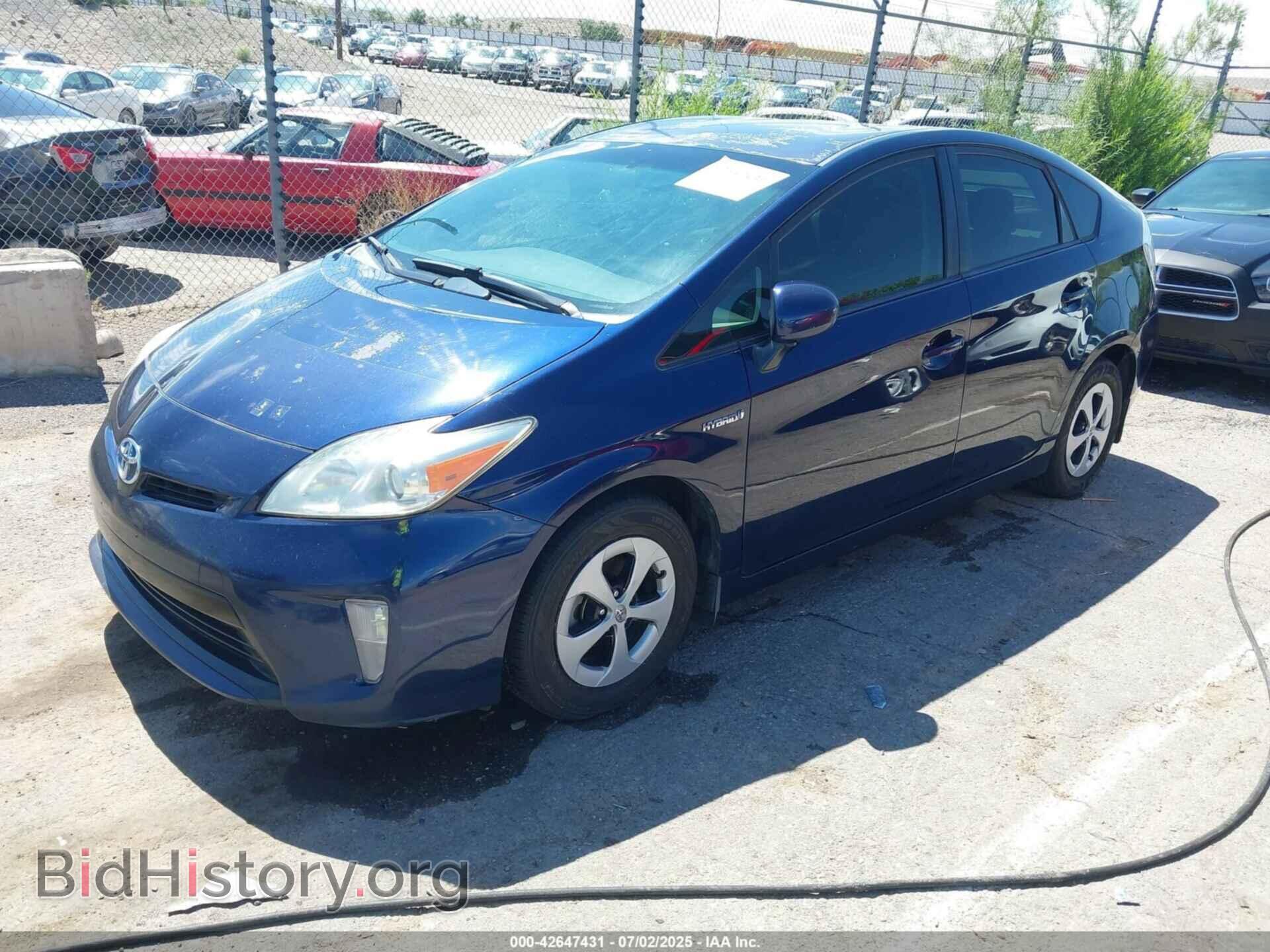 2014 TOYOTA PRIUS - VIN: JTDKN3DU2E1749084 - Фото 2