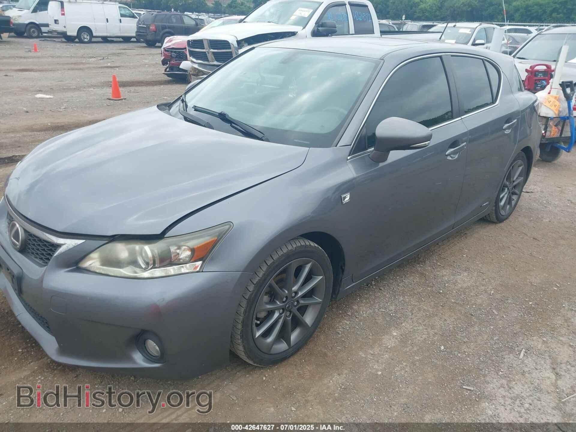 2012 LEXUS CT 200H - VIN: JTHKD5BH3C2064487 - Фото 2