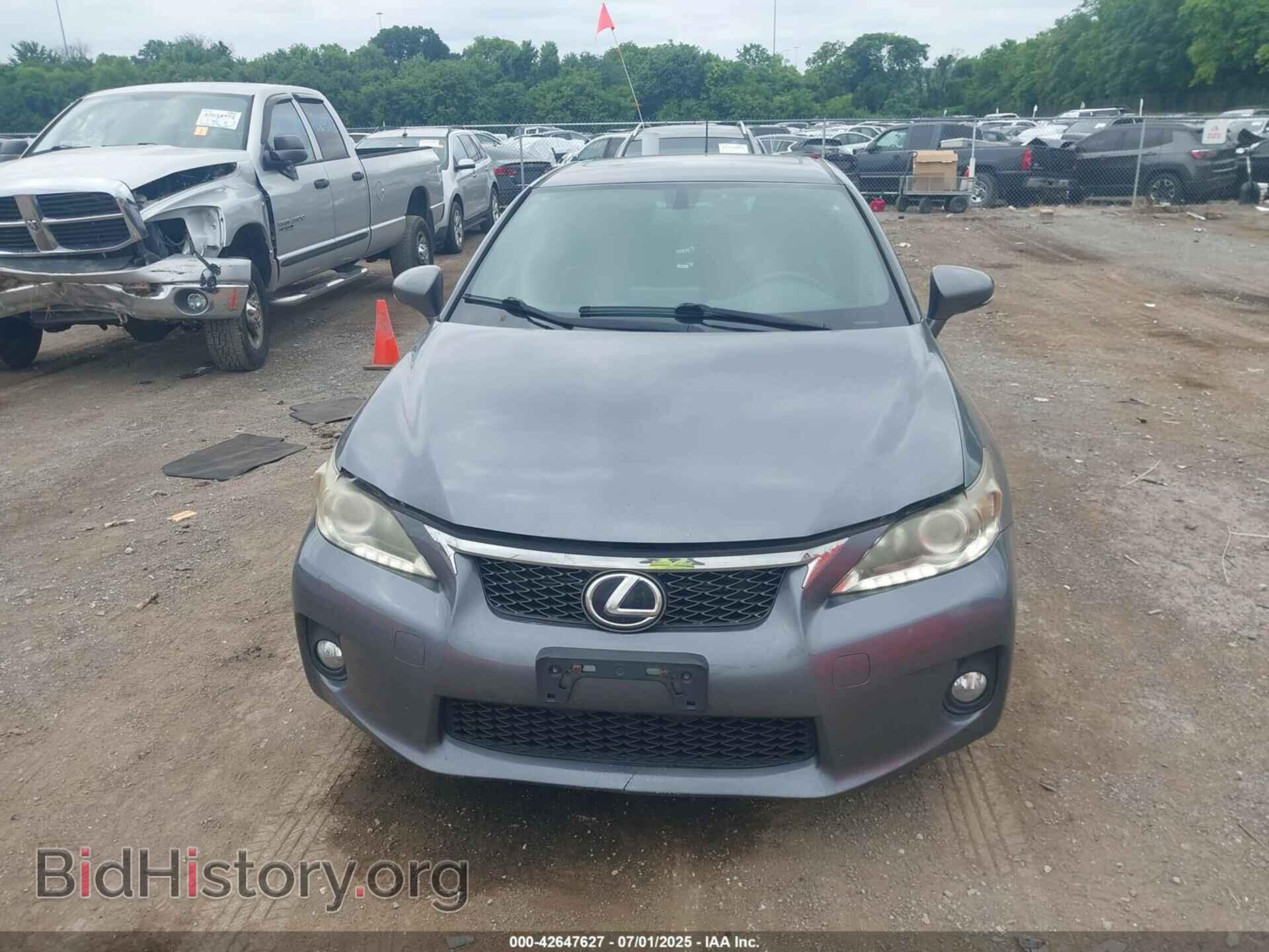 2012 LEXUS CT 200H - VIN: JTHKD5BH3C2064487 - Фото 12
